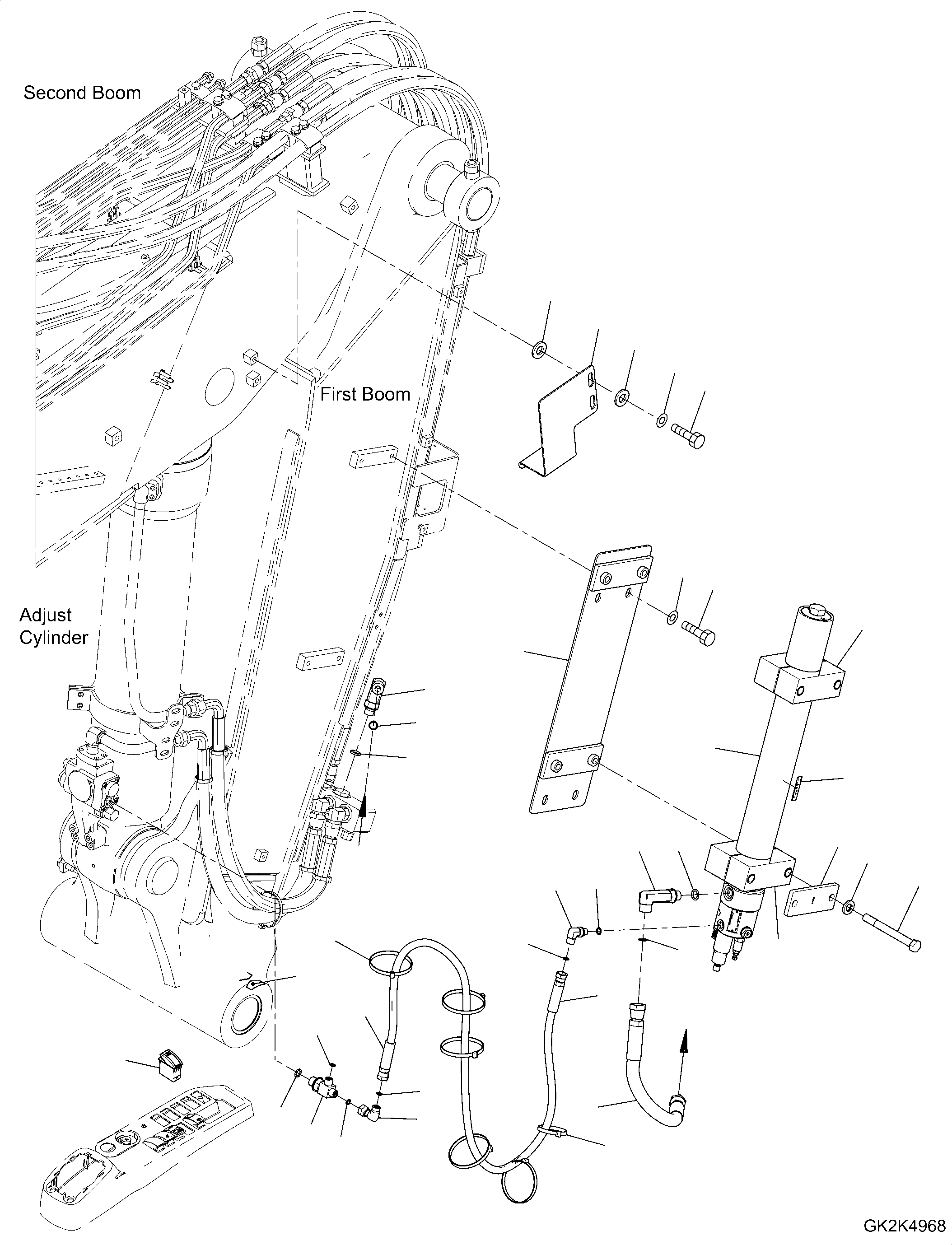 Pointer 20G-62-71470 KOMATSU