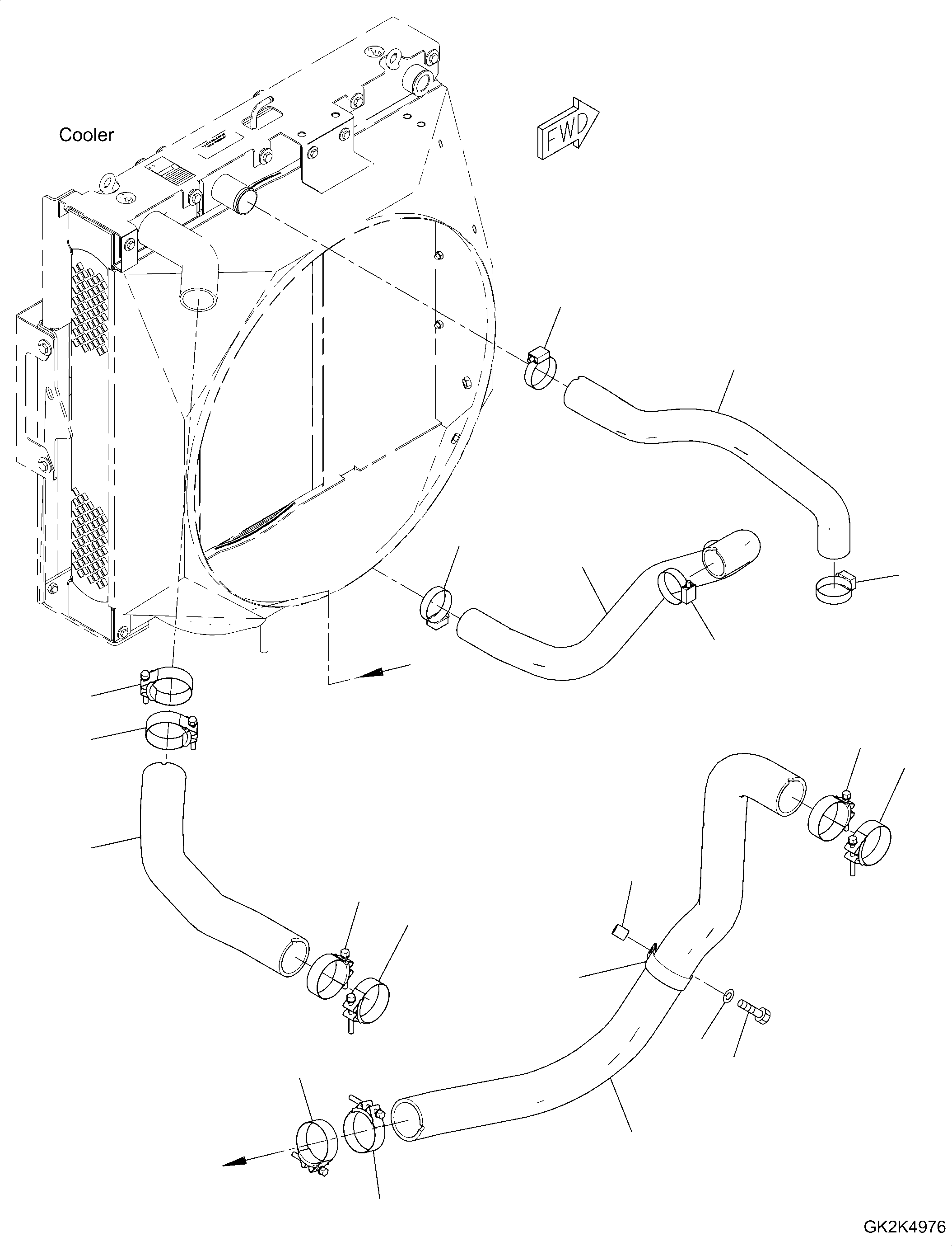 Шланг 20G-03-71440 KOMATSU