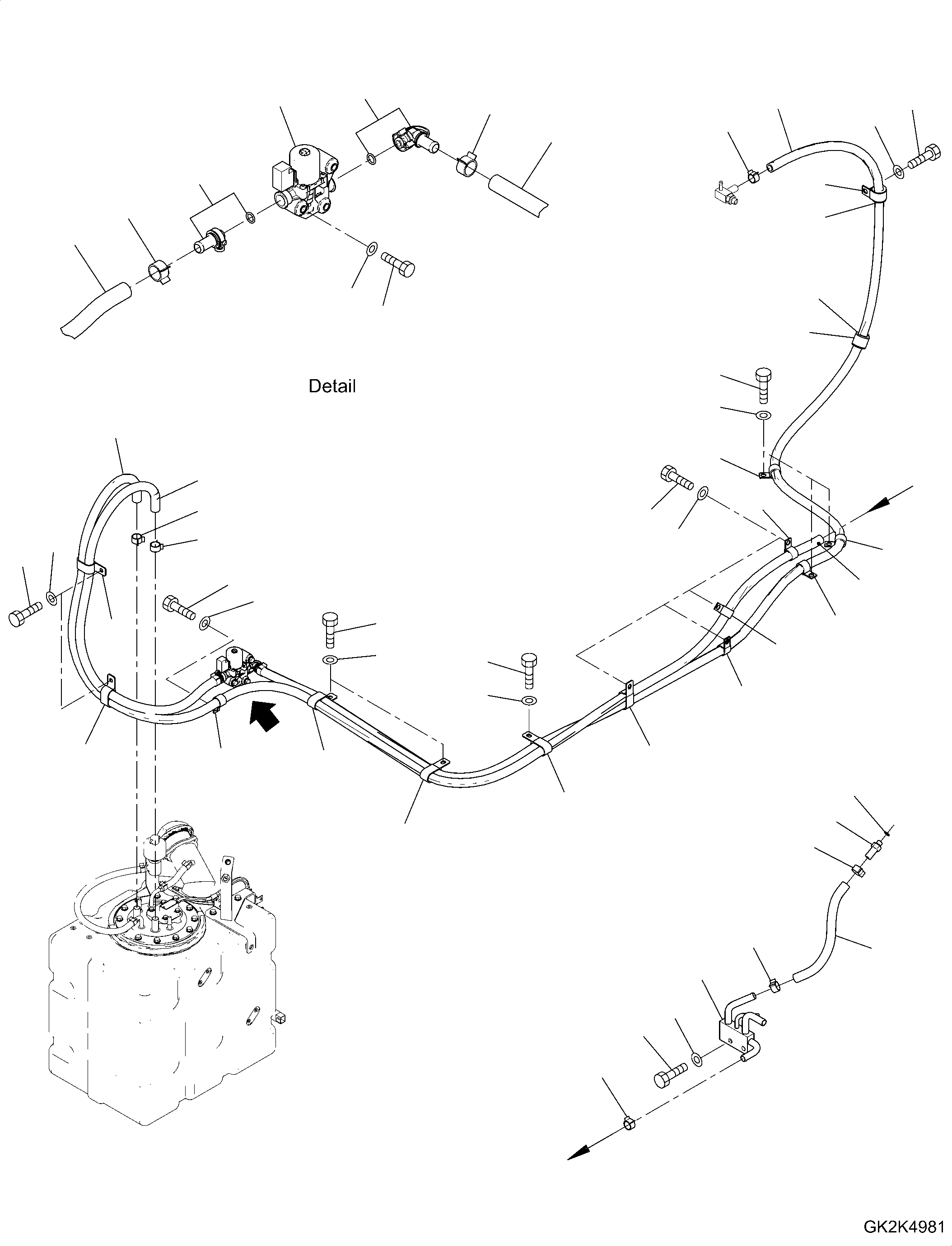 Шланг 20G-01-71110 KOMATSU
