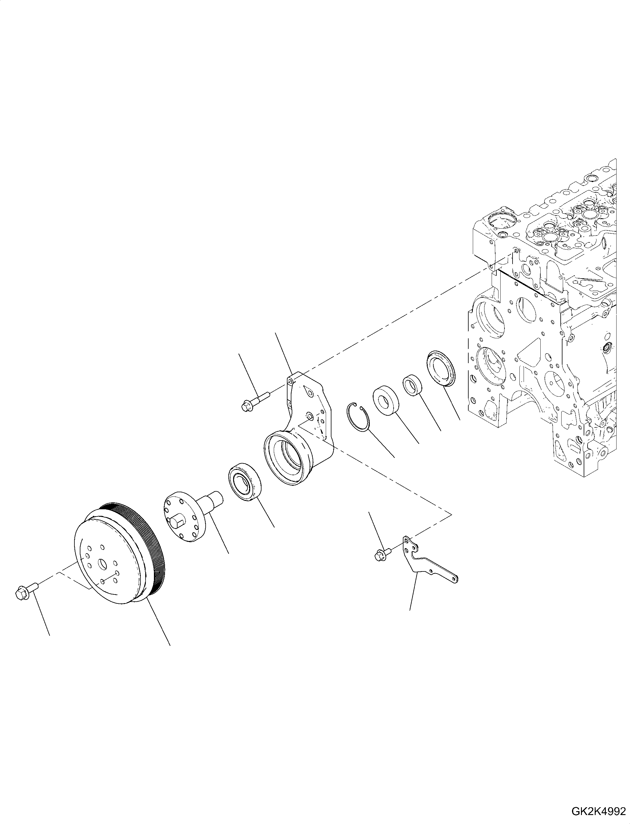Ступица CU5525025 KOMATSU