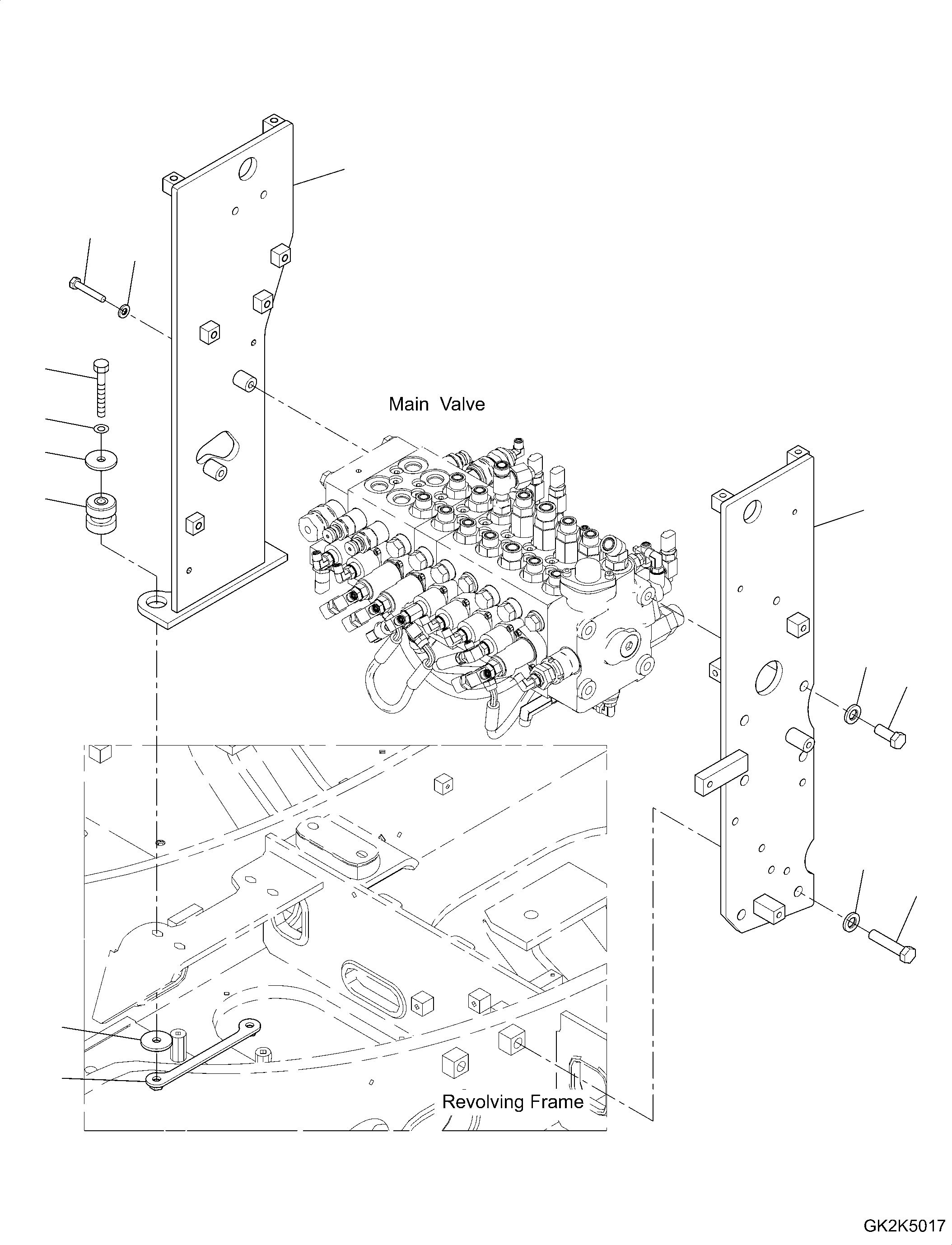 Кронштейн 20G-62-71321 KOMATSU