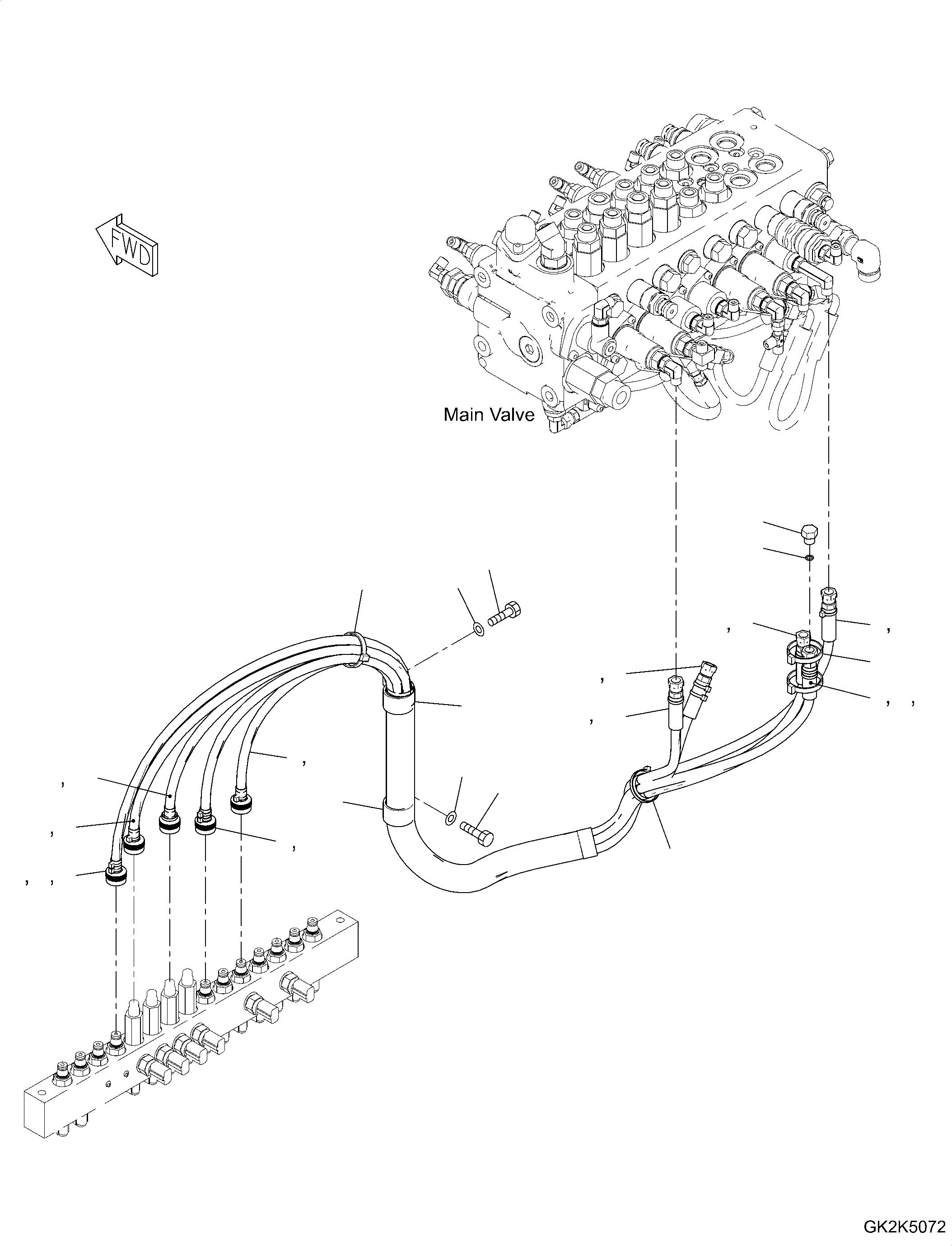 Piping Assembly 20G-62-71111 KOMATSU