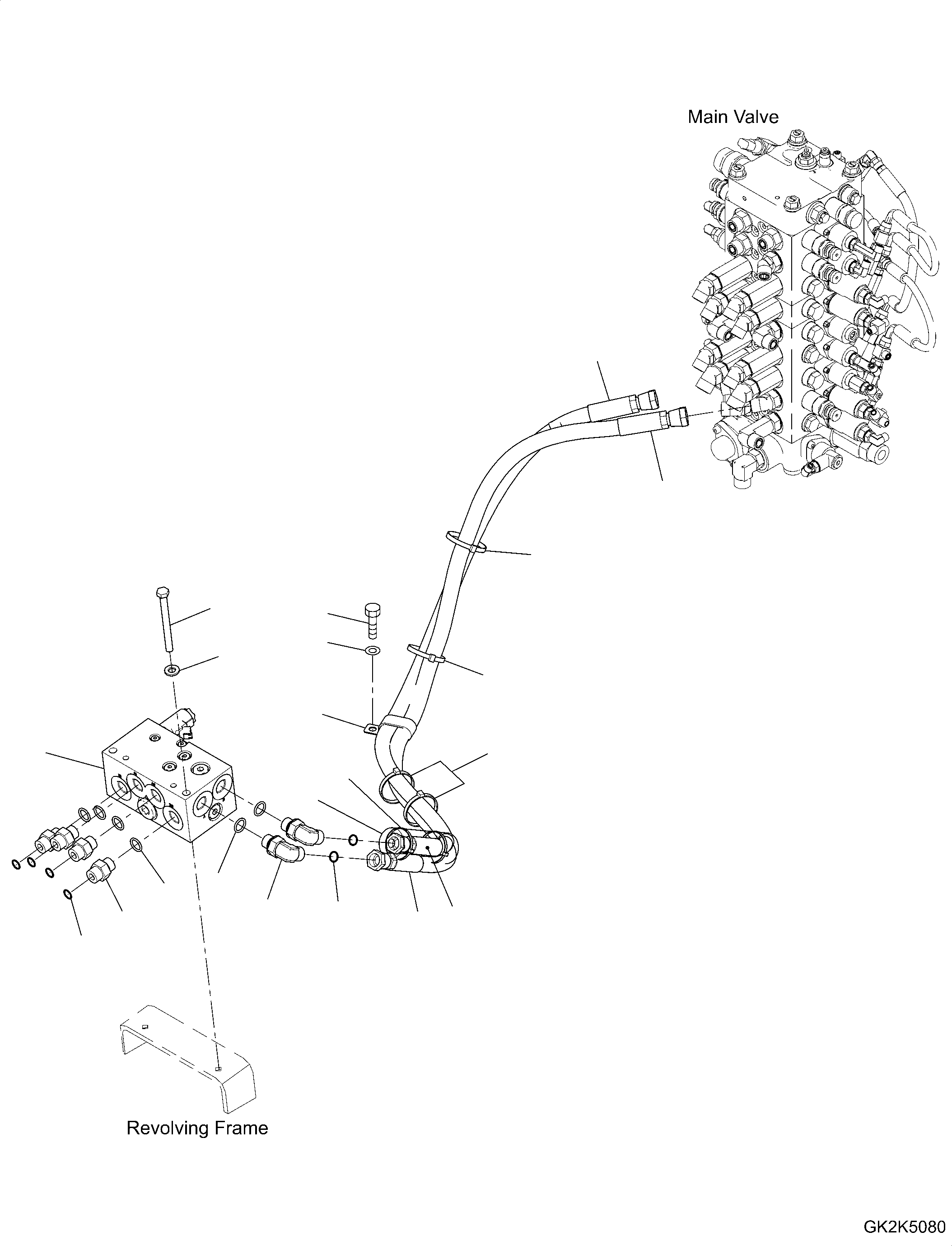 Valve, Boom Float 20J-60-61420 KOMATSU