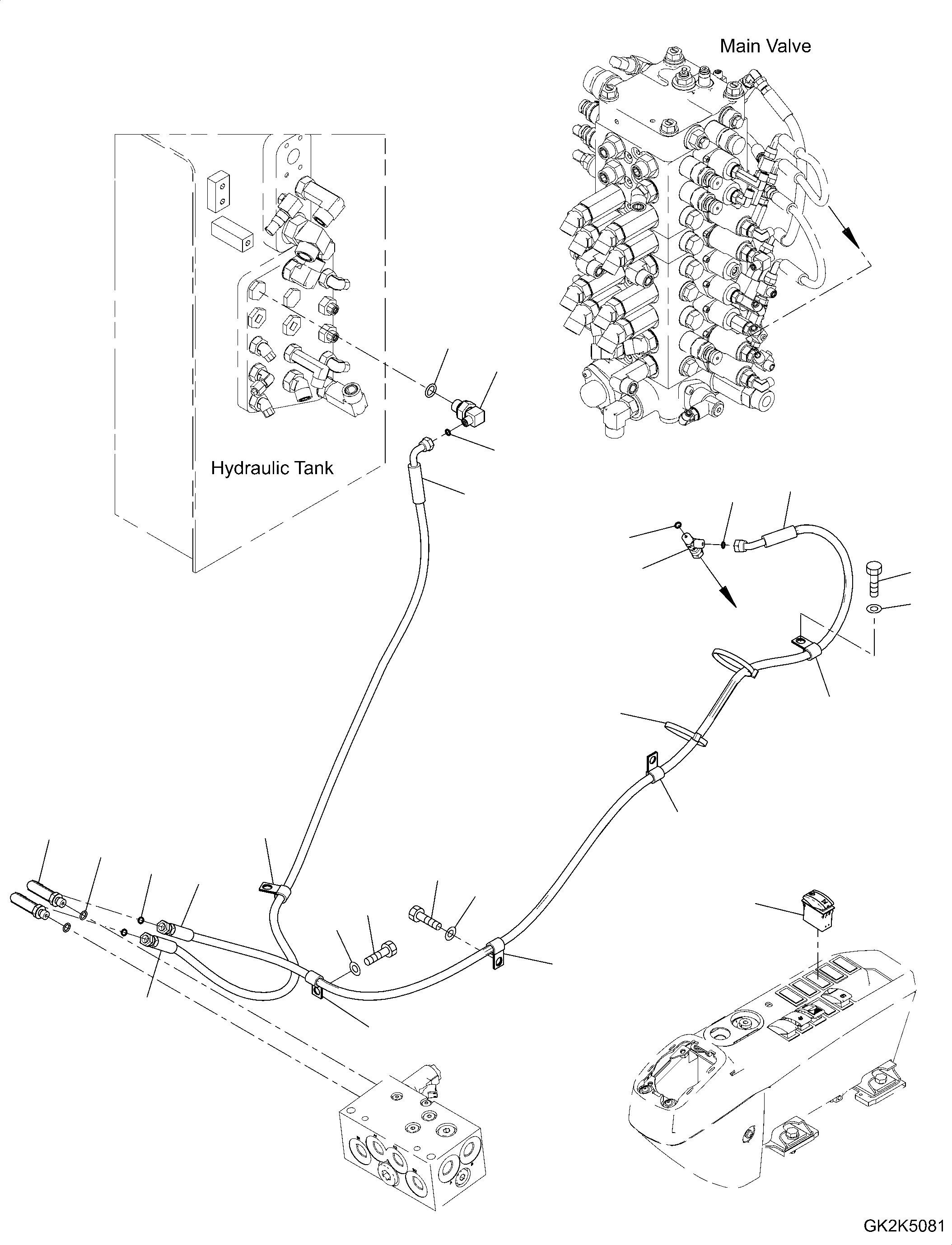 Шланг 02776-00219 KOMATSU