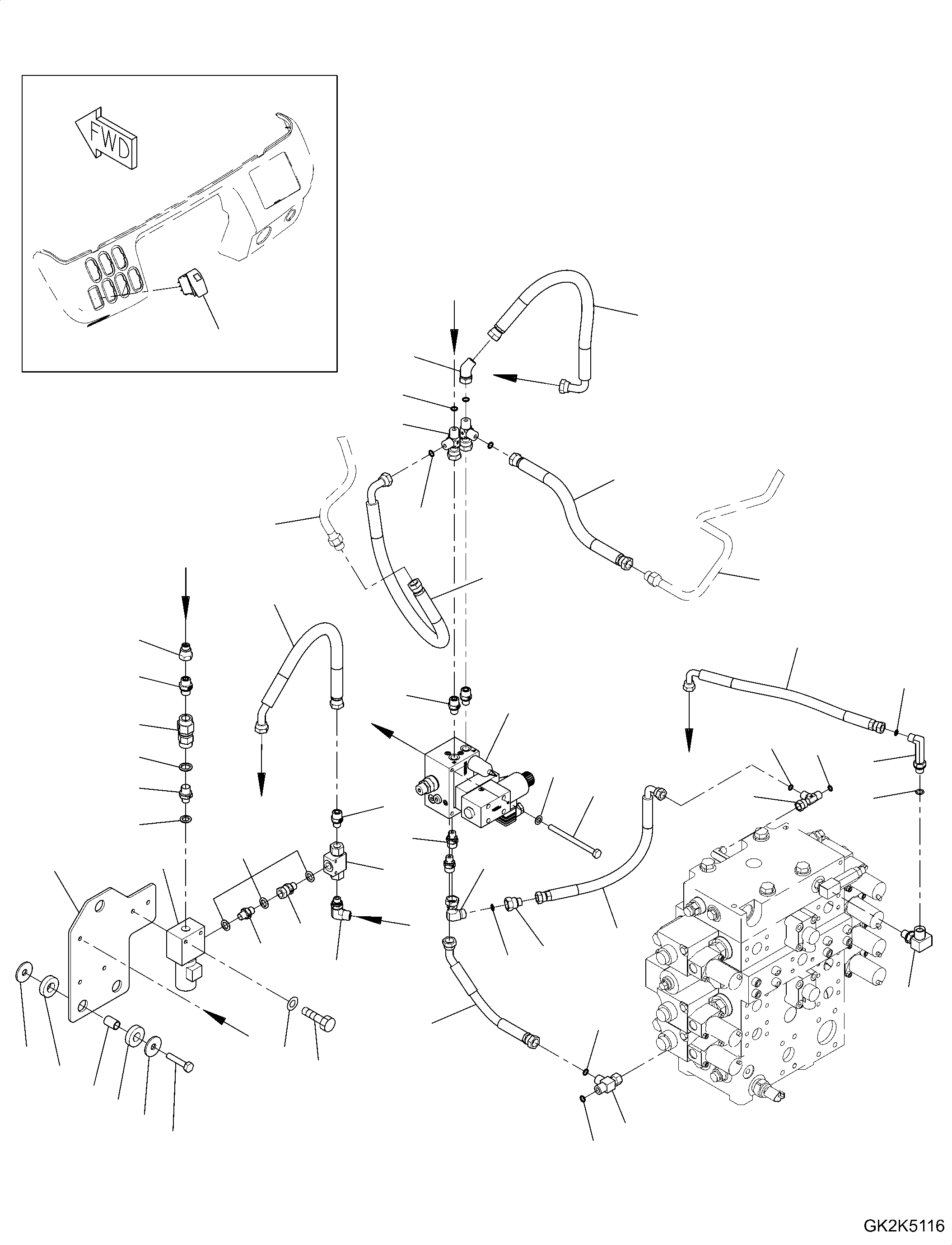 Шланг 02779-003A4 KOMATSU