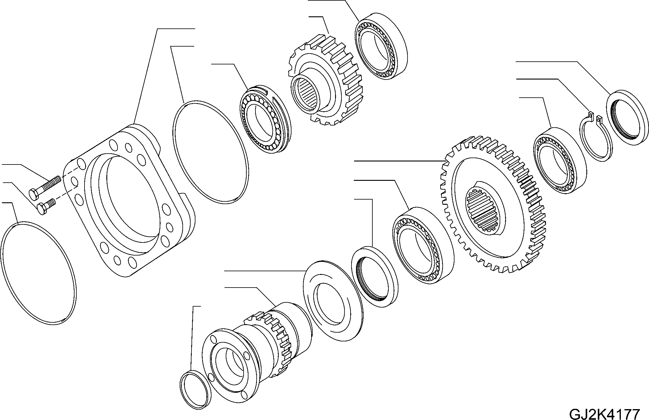 Фланец 42U-23-H0R75 KOMATSU