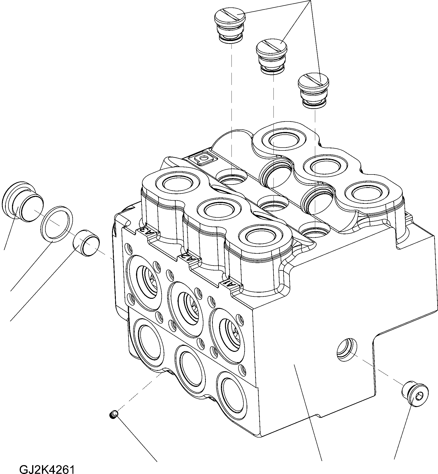 Пробка 42T-64-H0R45 KOMATSU