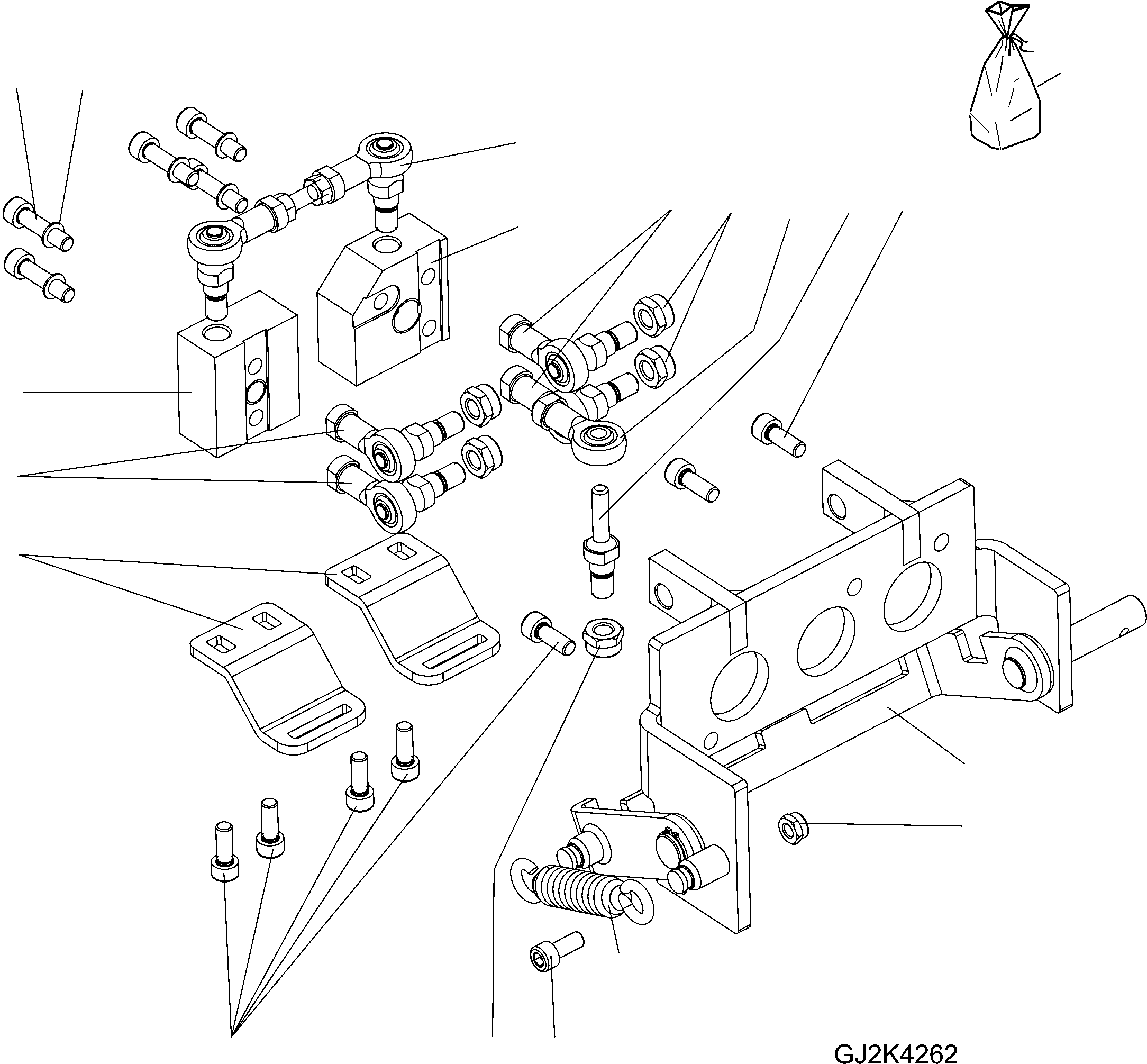 ELBOW, (KIT) 42T-64-H0R52 KOMATSU