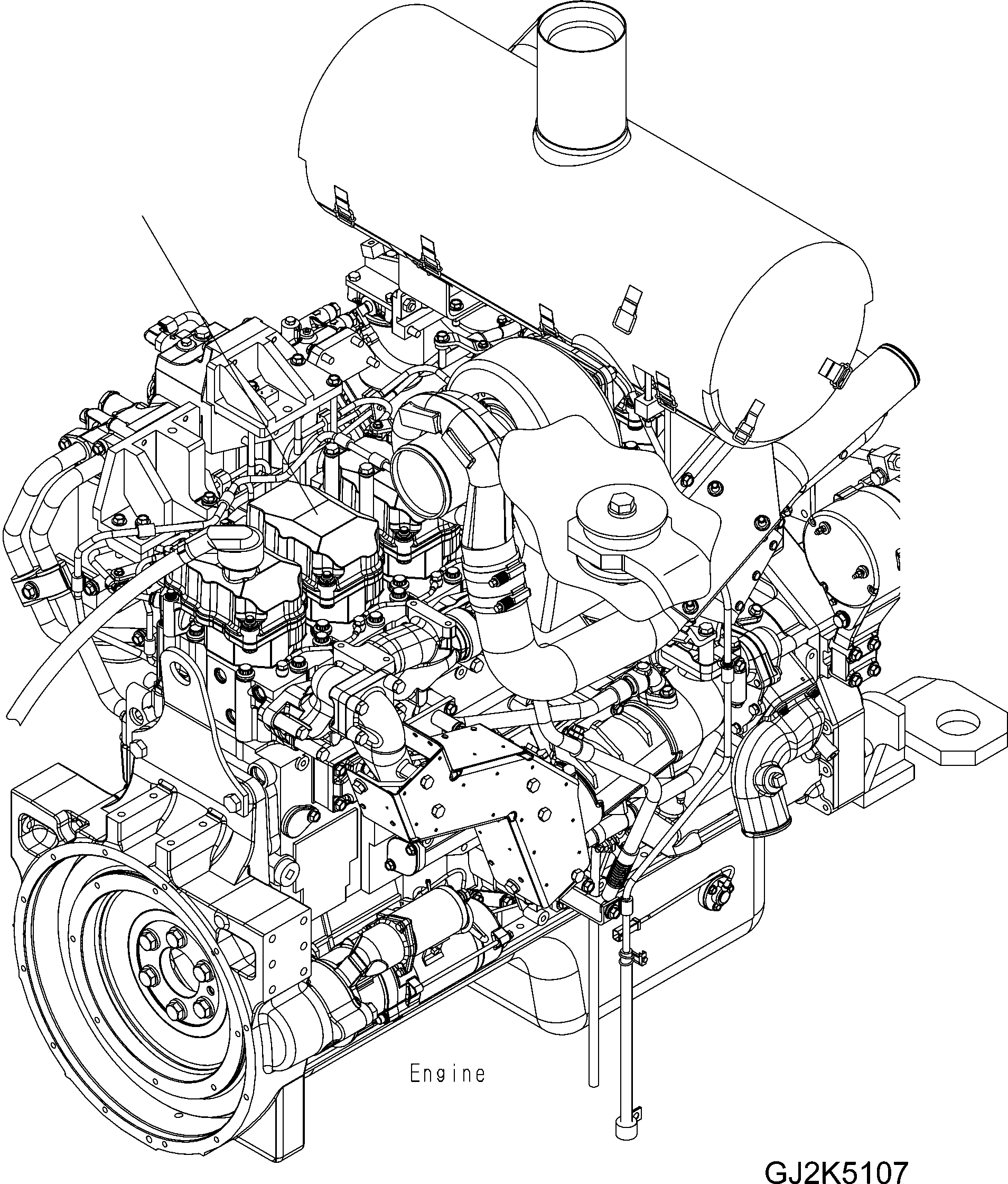 Engine Assembly, SAA6D125E-5E-01 (6251-E0-HH10) KOMATSU