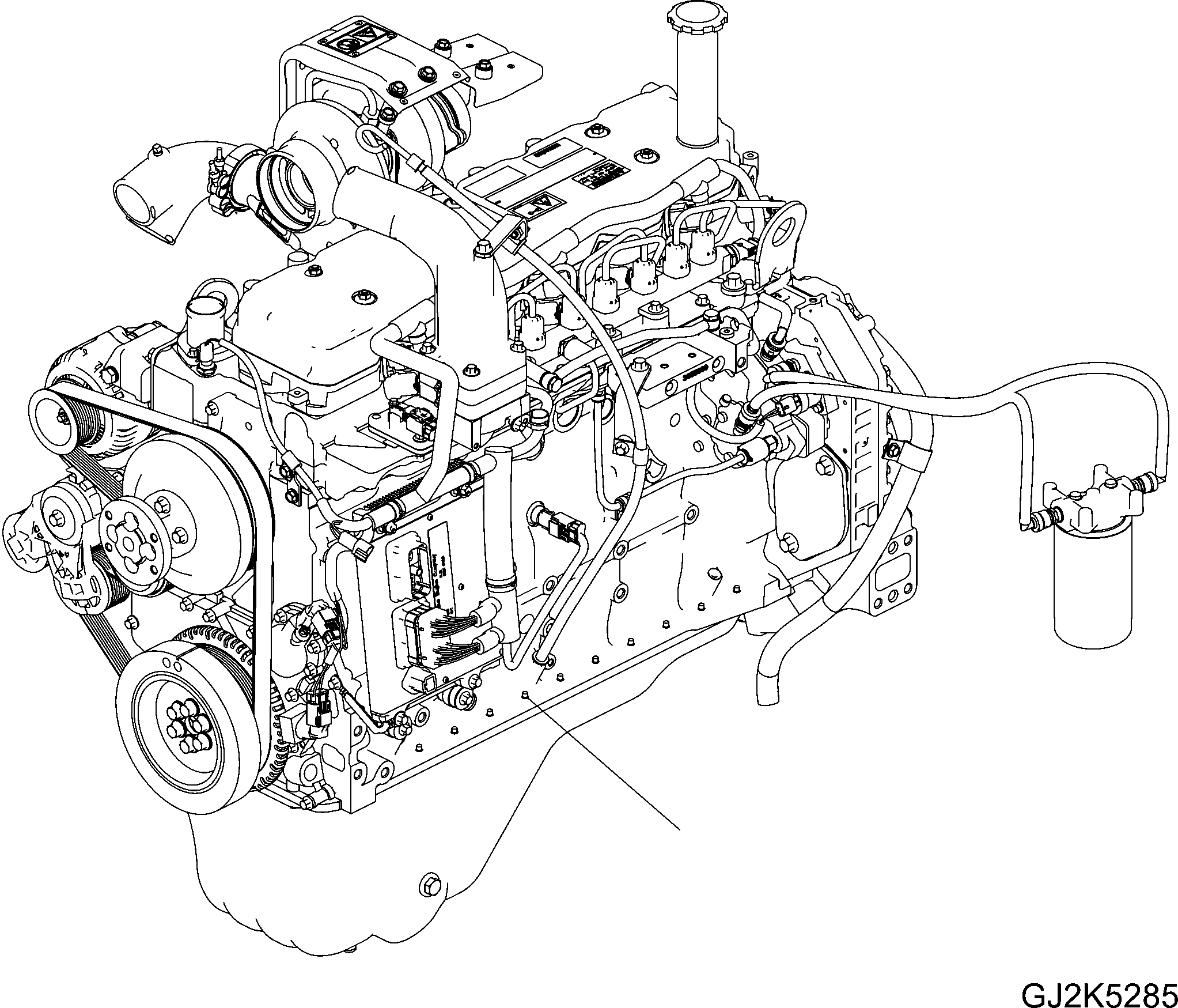 Engine SAA6D107E-1 20J-01-11290 KOMATSU