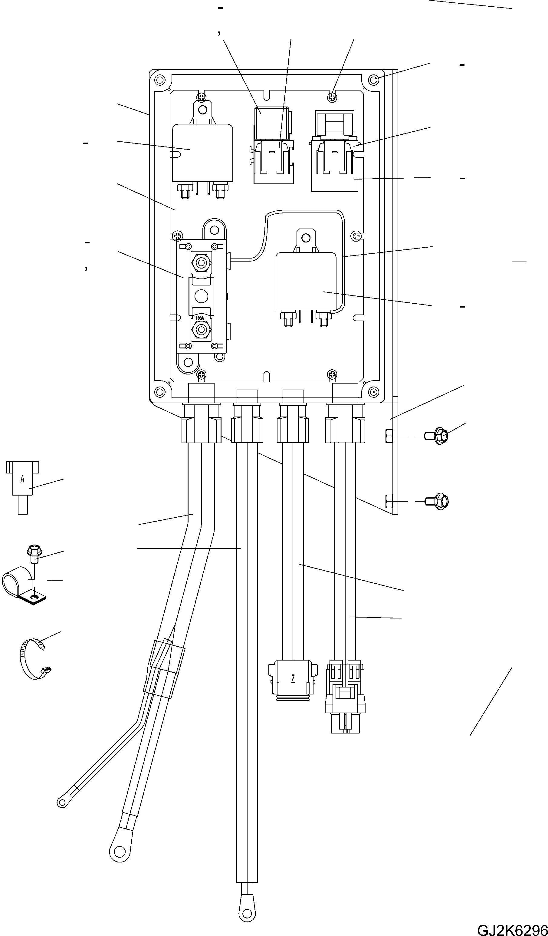 FUSE HOLDER 421-06-H1160 KOMATSU