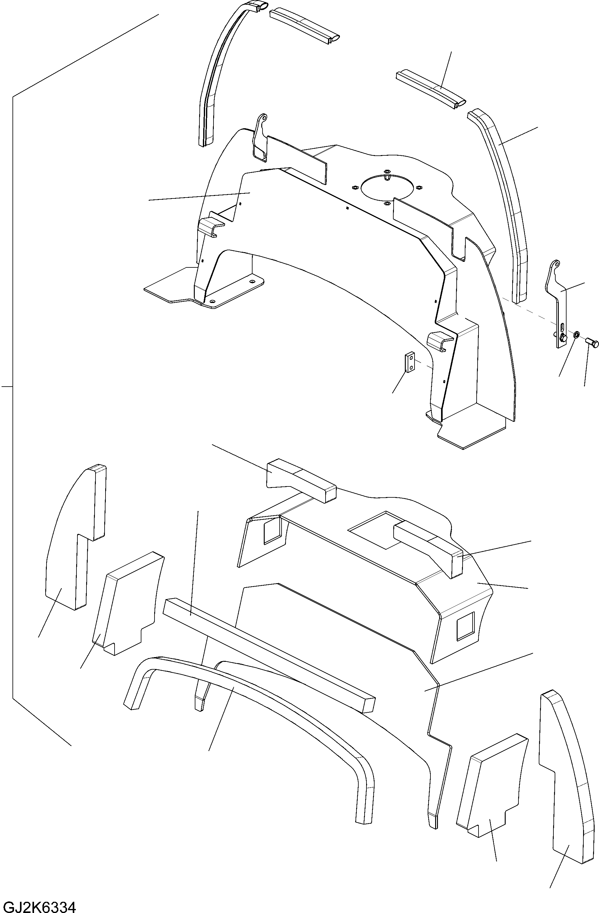 LATCH HINGE 42T-54-31A50 KOMATSU