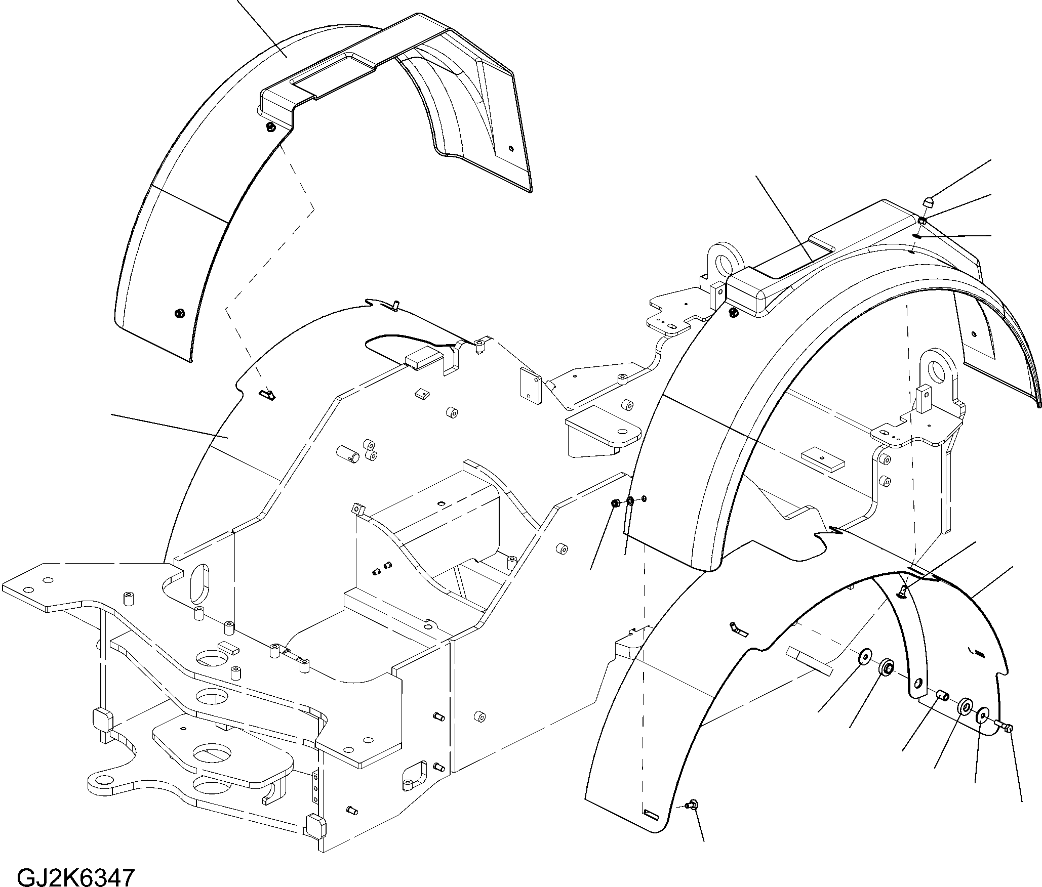 COVERING 42T-54-24B60 KOMATSU