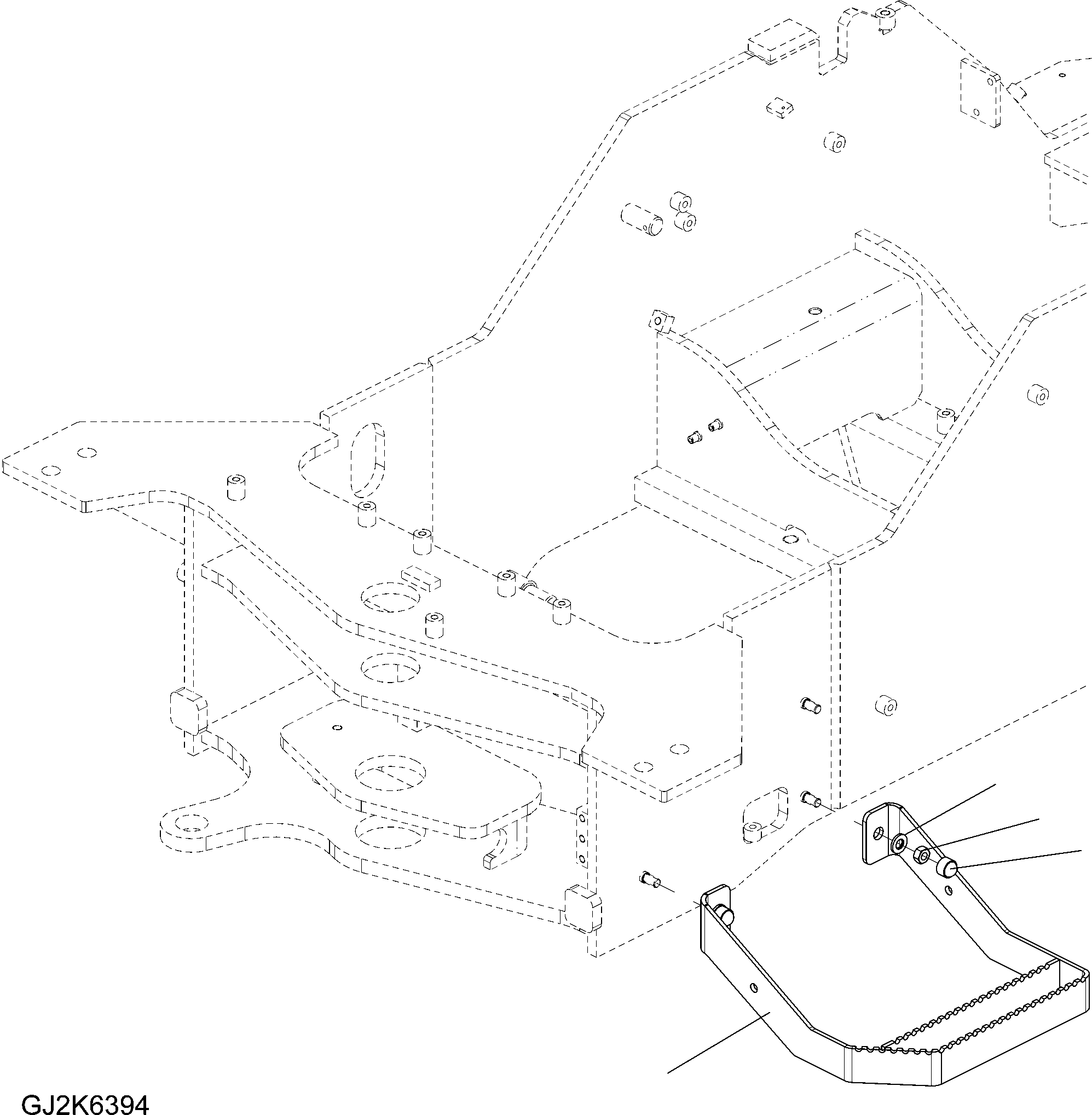 Подножка 42T-54-34010 KOMATSU
