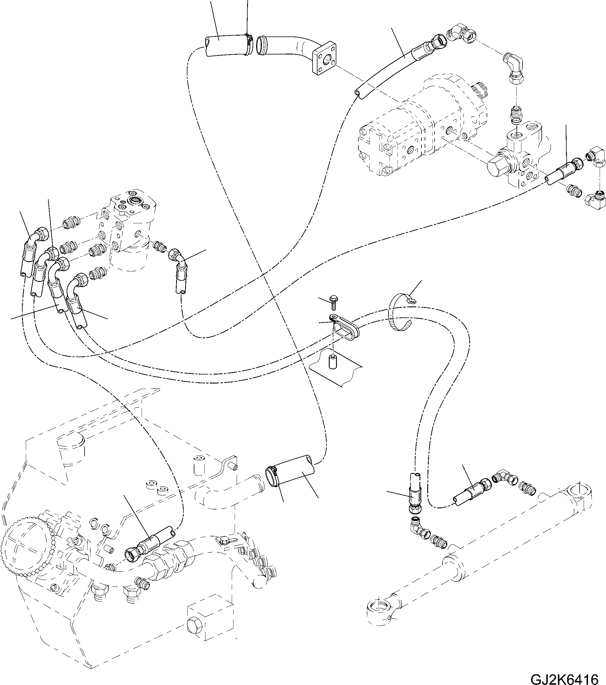 HOSE, 680MM 42U-09-H3350 KOMATSU