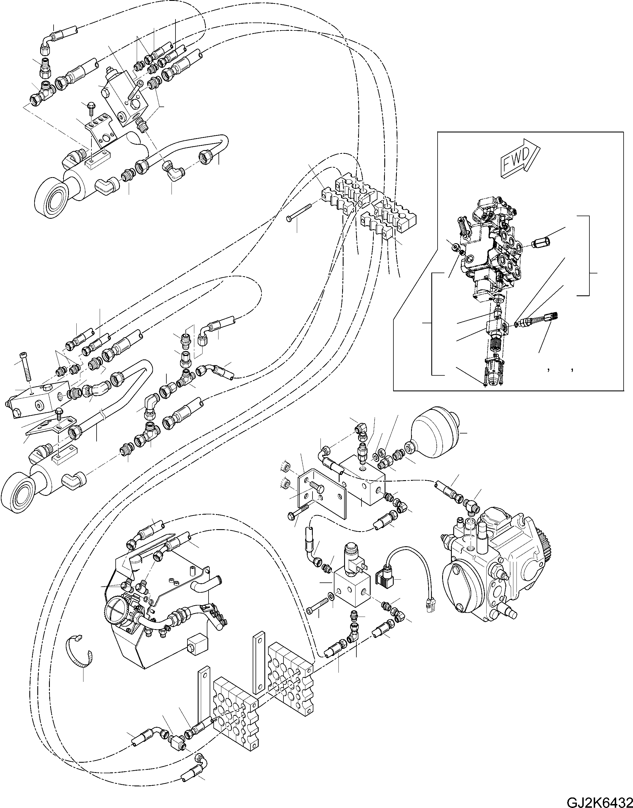 OVER CENTER VALVE 42T-62-23331 KOMATSU