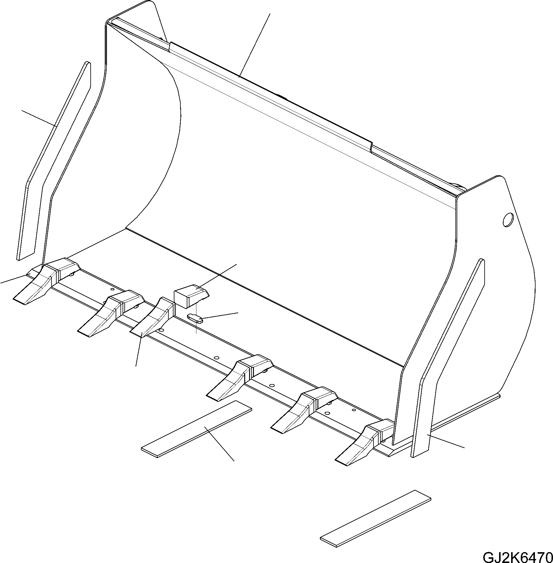 Ковш 42U-70-22020 KOMATSU
