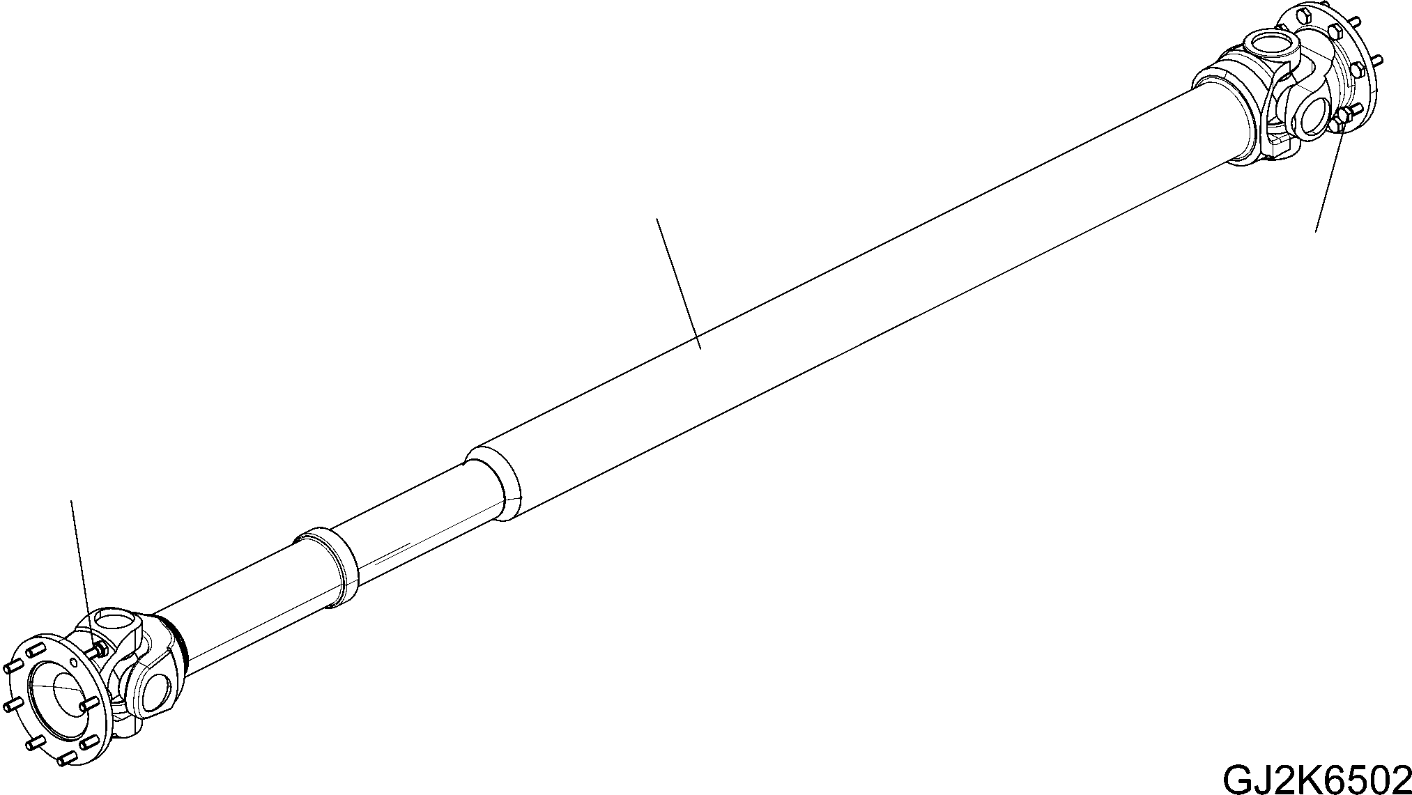 Карданный вал 42U-20-30020 KOMATSU