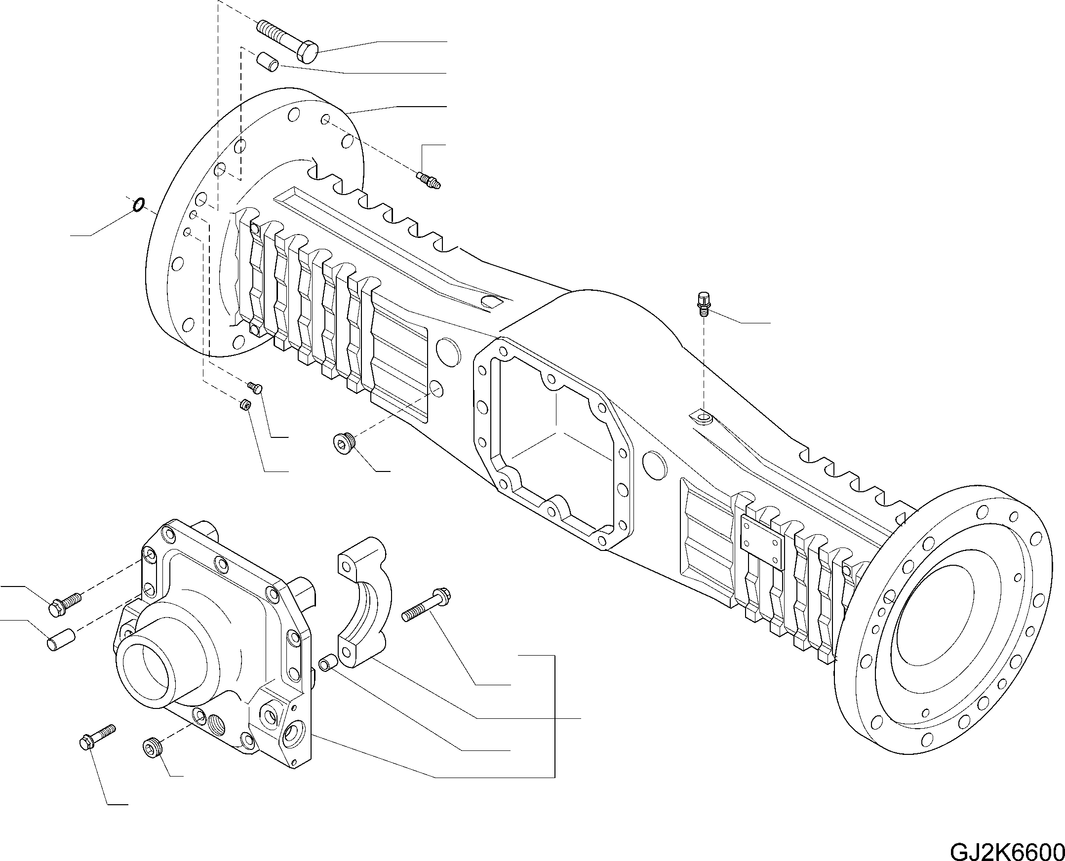 Front Axle 42U-22-31011 KOMATSU