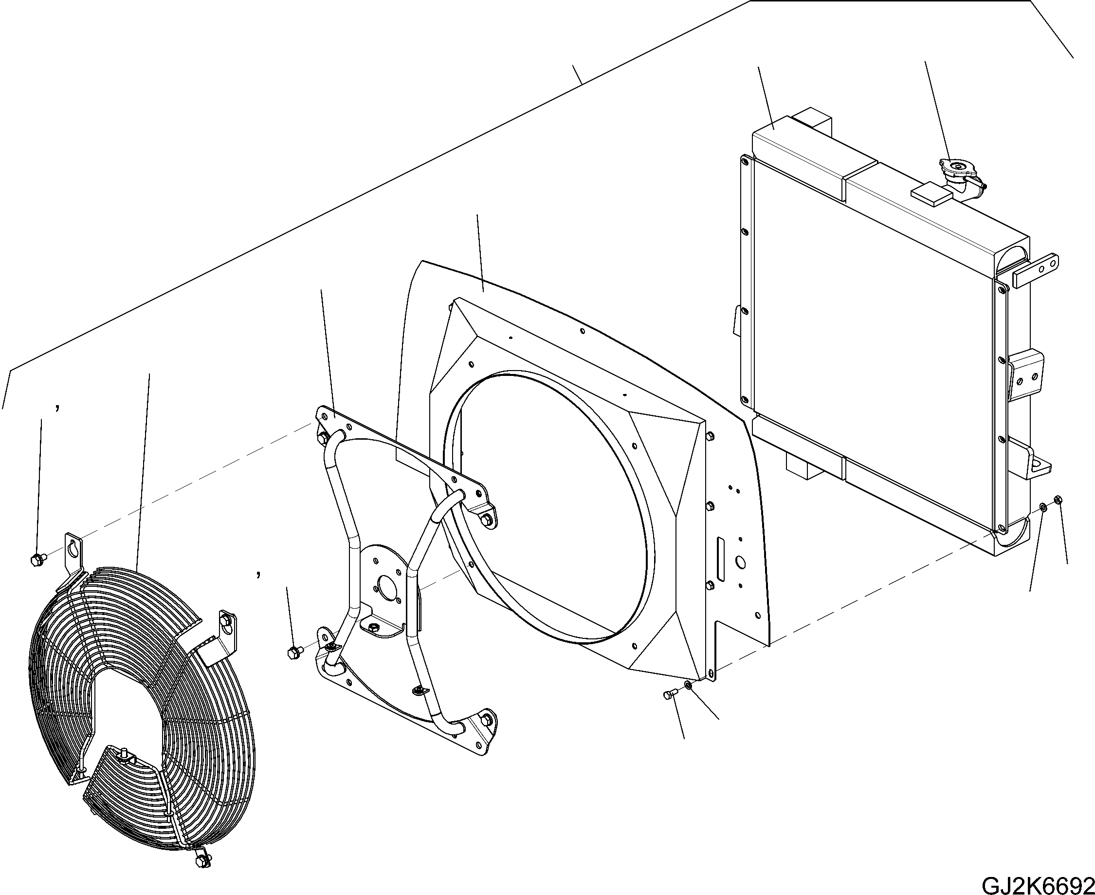 RADIATOR BLOCK 42T-03-31040 KOMATSU