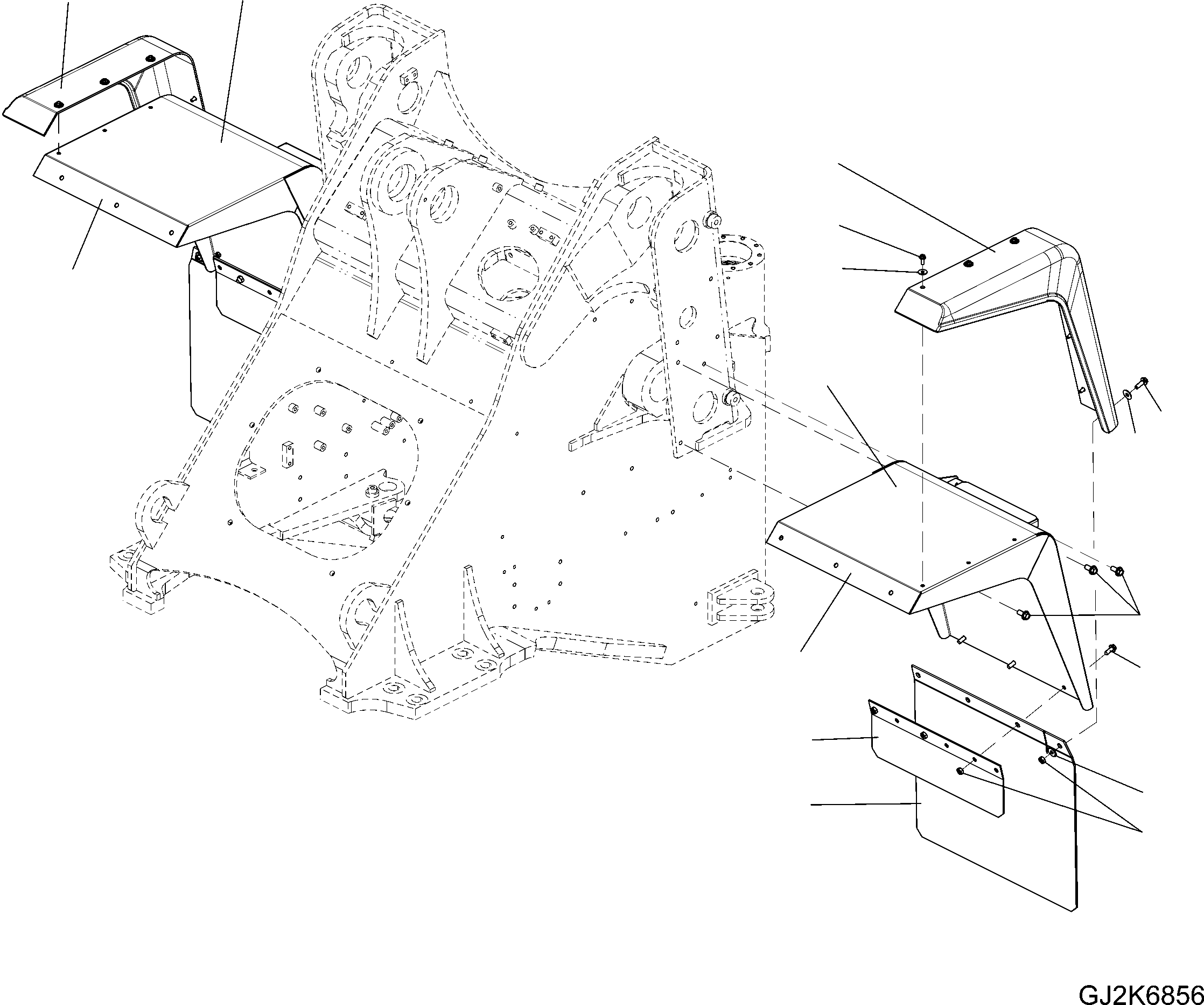 Крыло правое 421-54-H4D82 KOMATSU