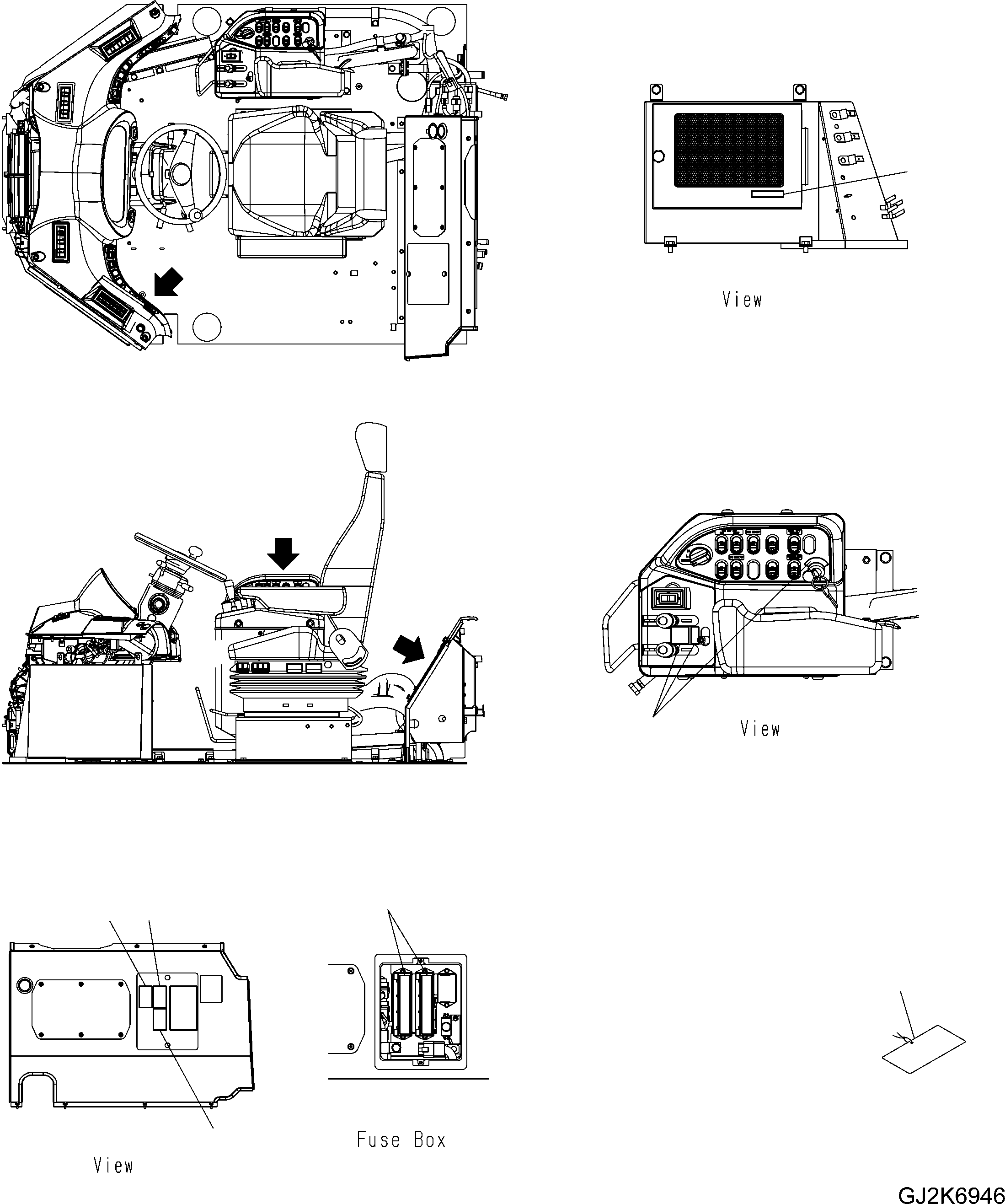 DECAL, FUSE 423-93-H1311 KOMATSU