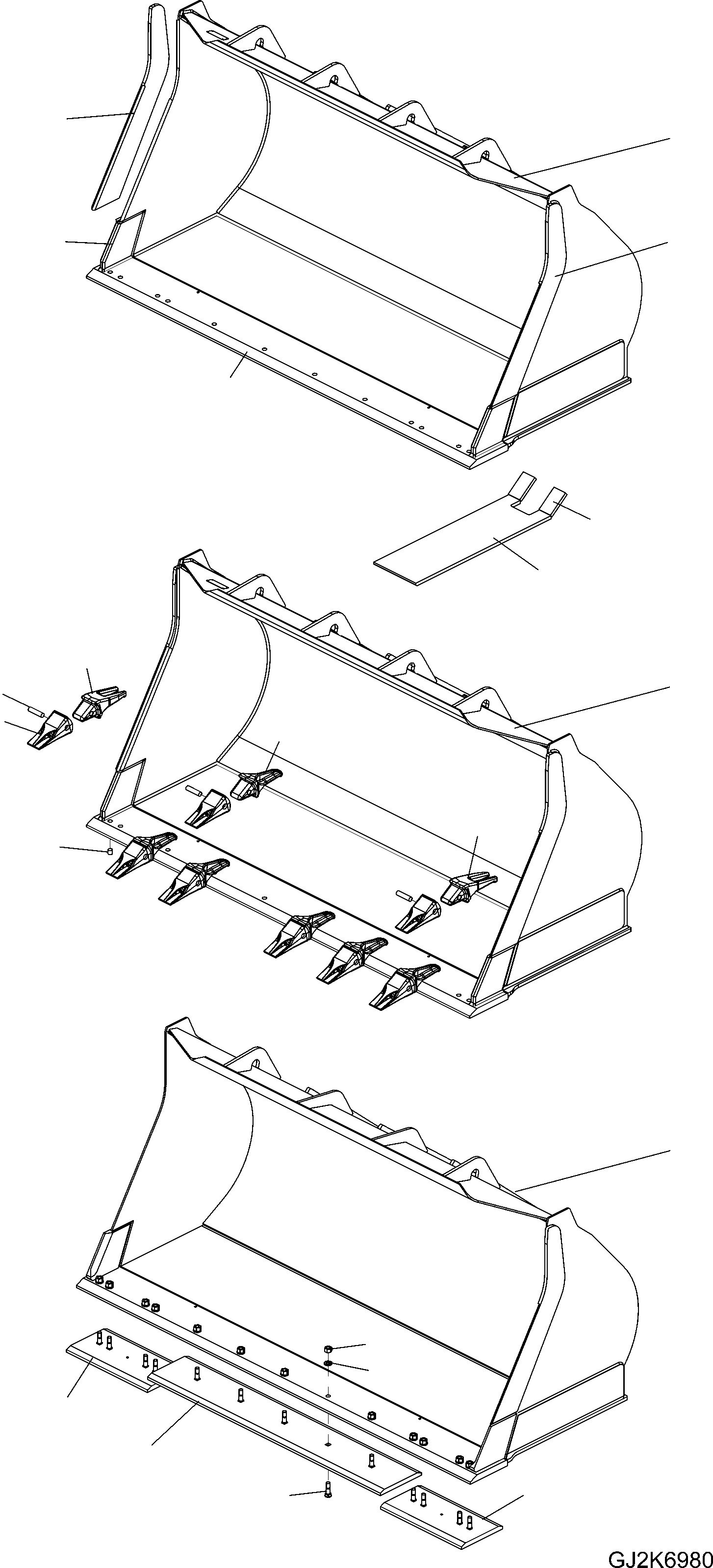 Щётка стеклоочистителя 424-70-H2D80 KOMATSU