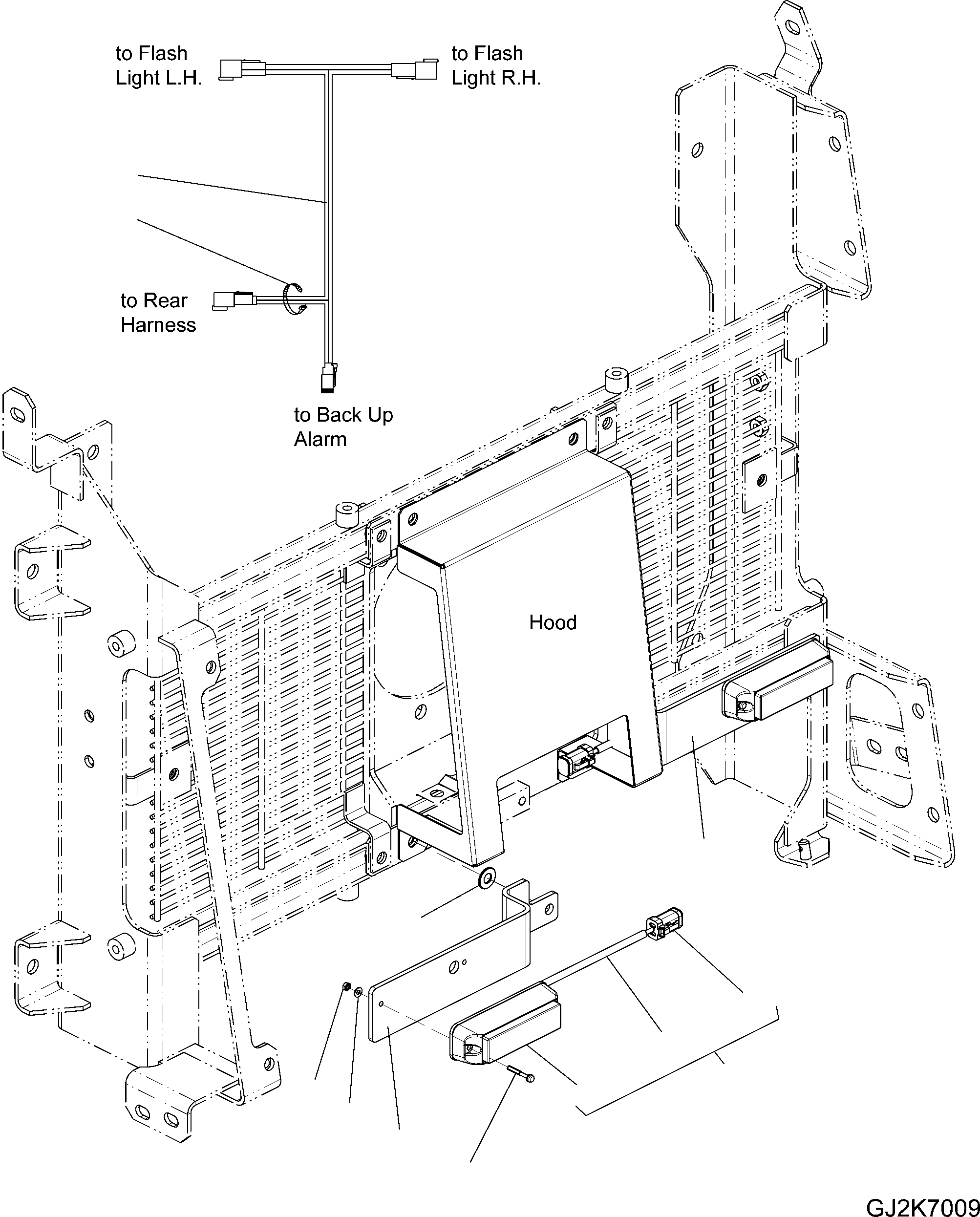 BRACKET, RHS 421-06-H9130 KOMATSU