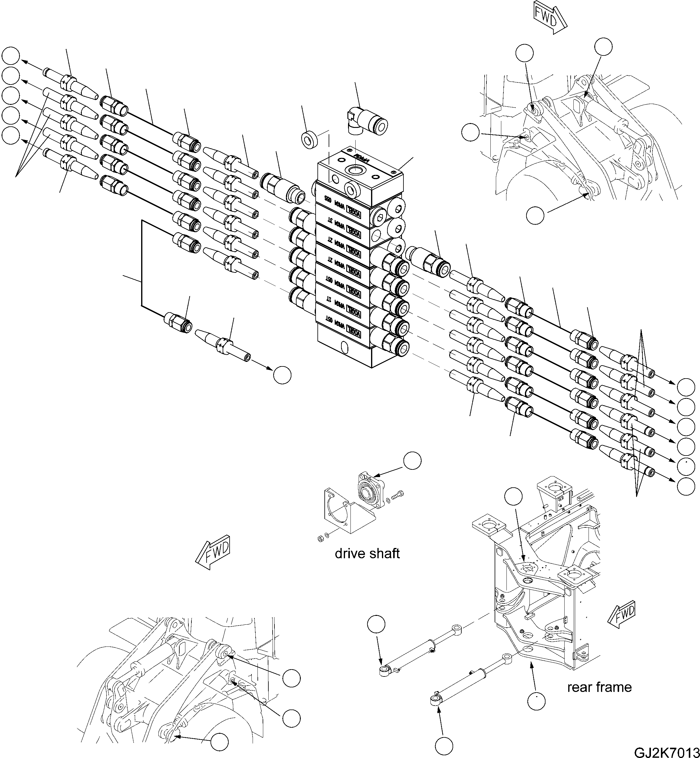 Feeder Assembly, Front Frame (421-S96-H550) KOMATSU