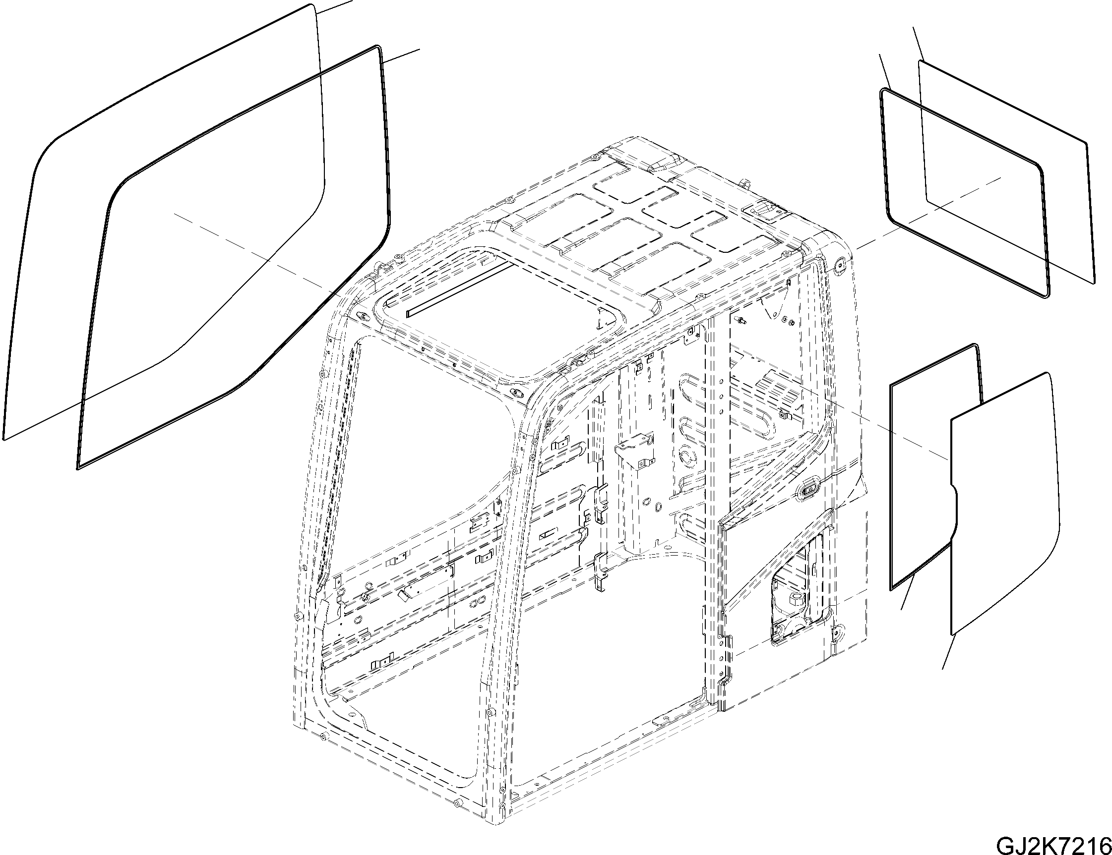 Operator´s Cab Assembly (20G-53-41132) KOMATSU
