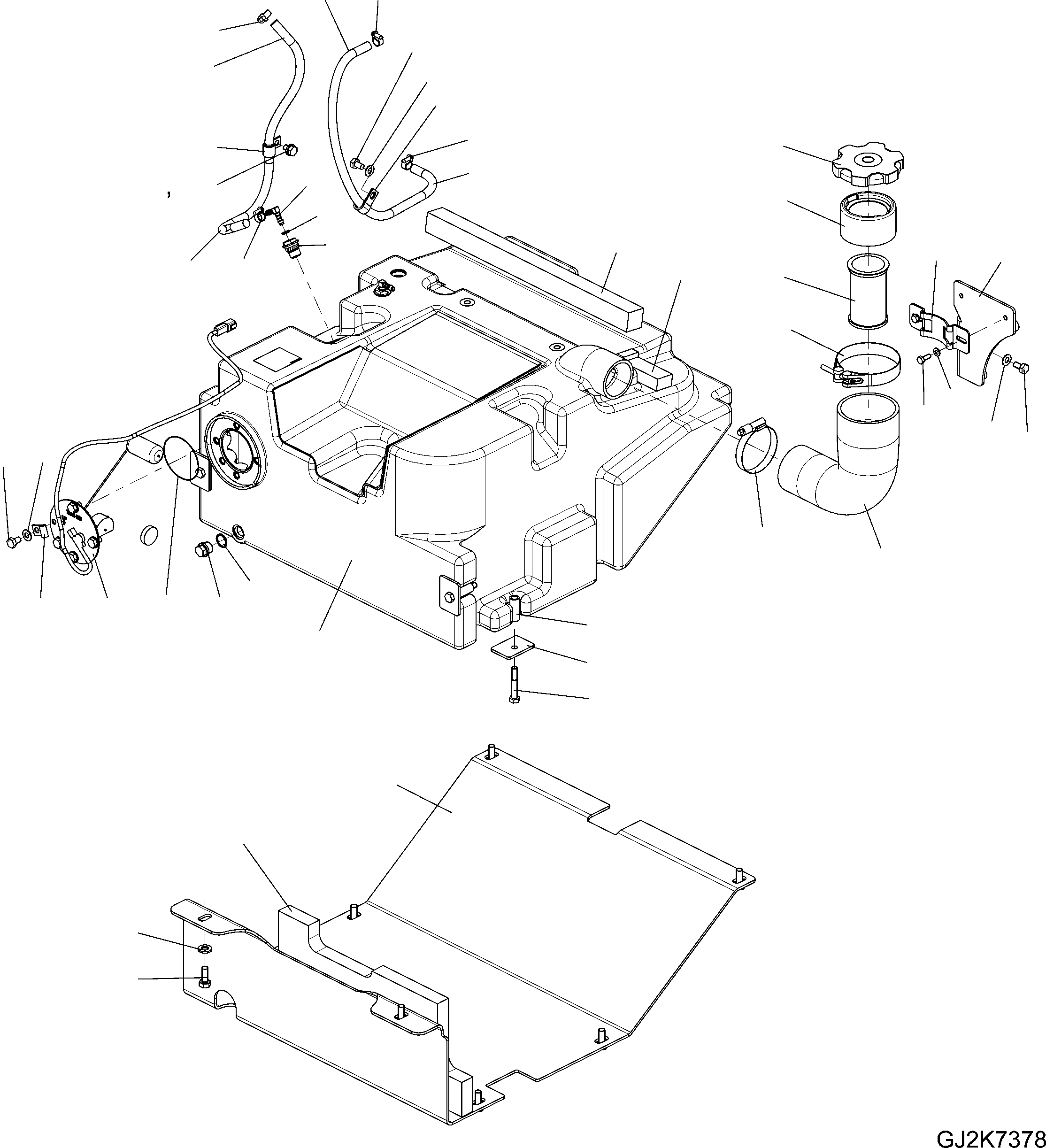 TANK CAP 421-98-H5020 KOMATSU