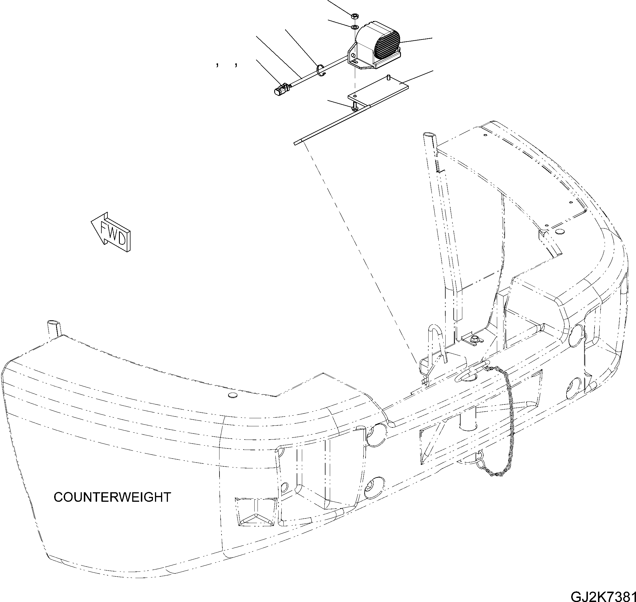 CONDUIT, FLEXIBLE 08017-A0510 KOMATSU
