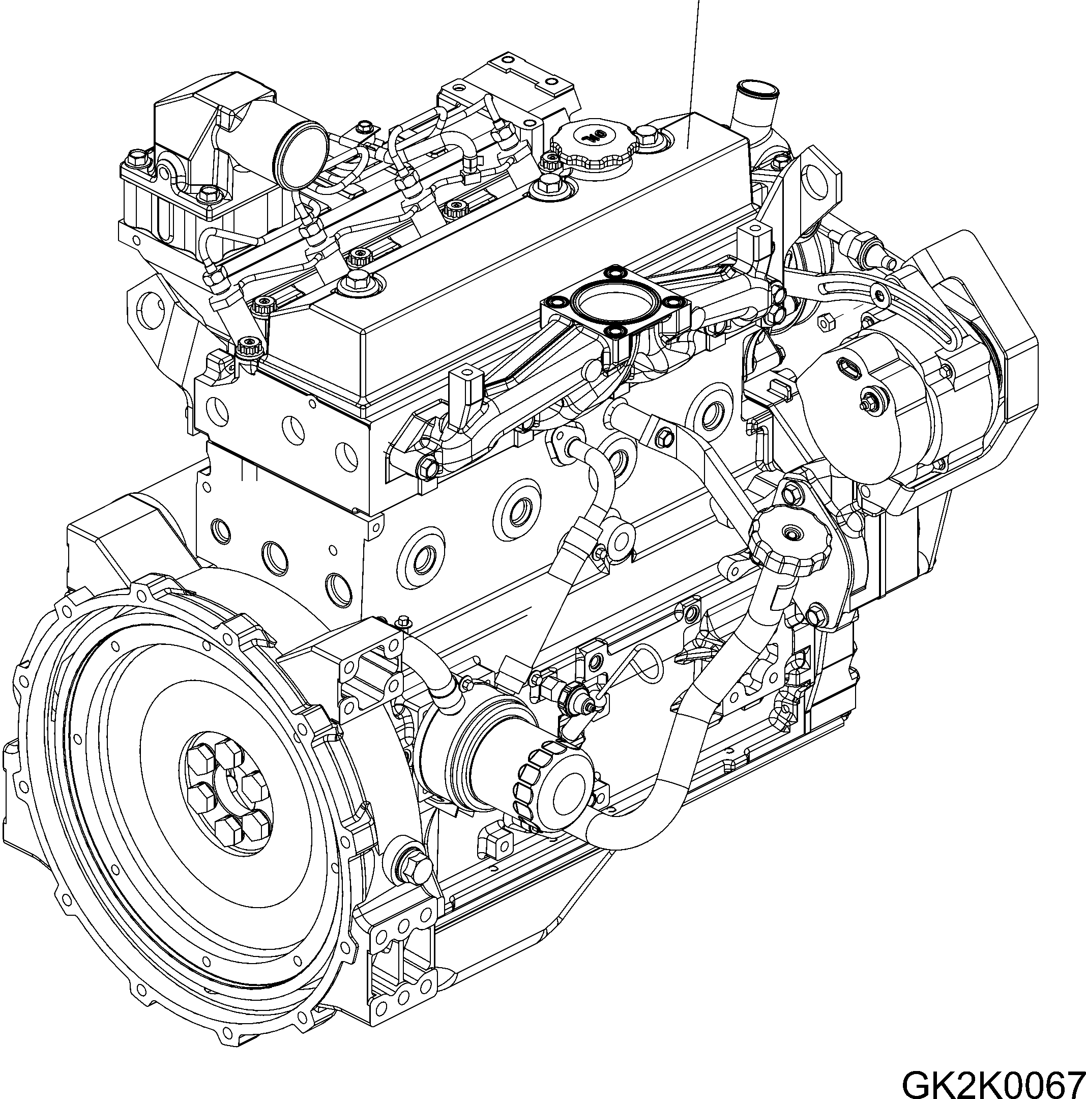 Engine 6272-C0-HH10 KOMATSU