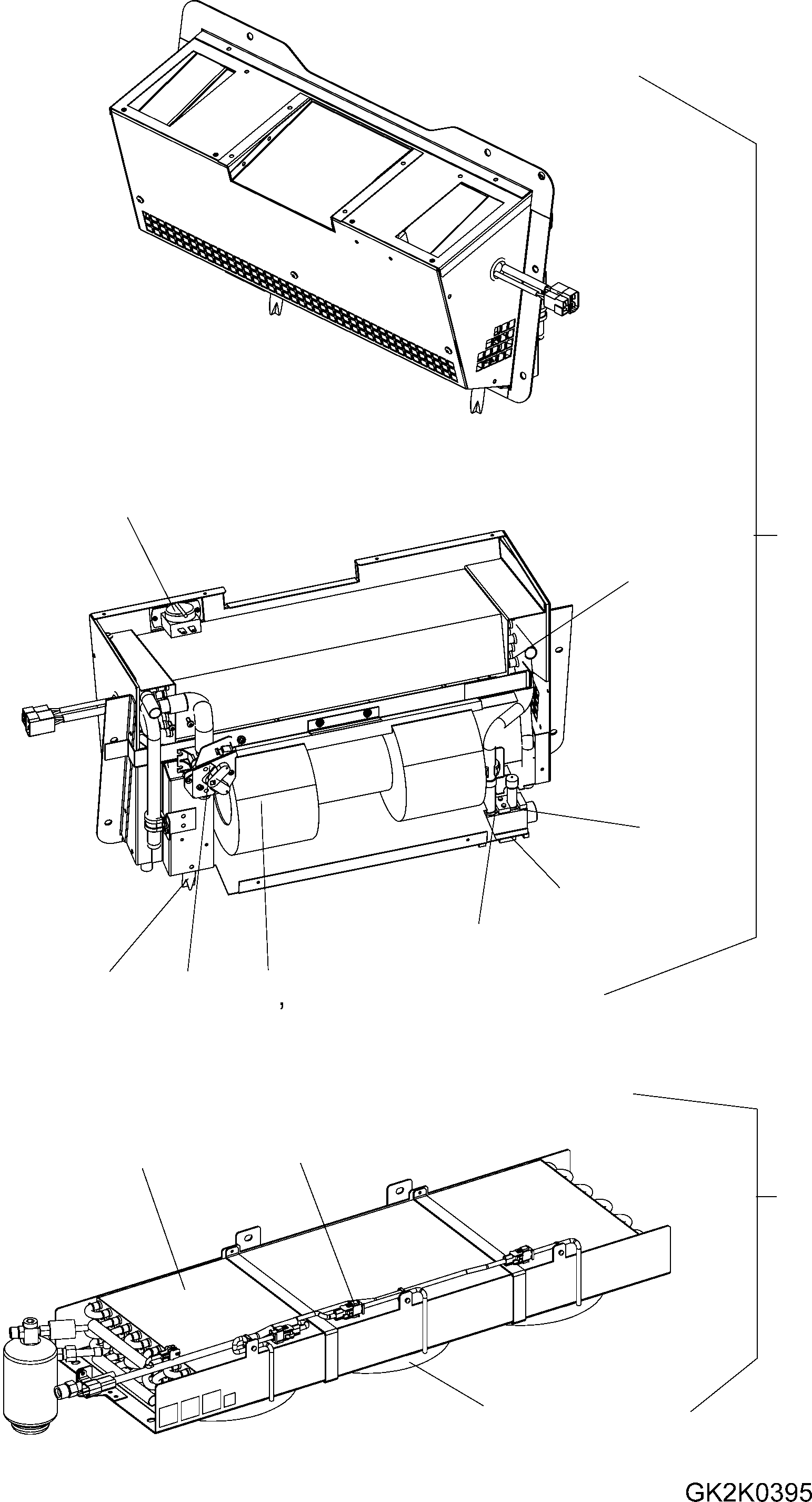 Кондиционер 42W-07-31060 KOMATSU