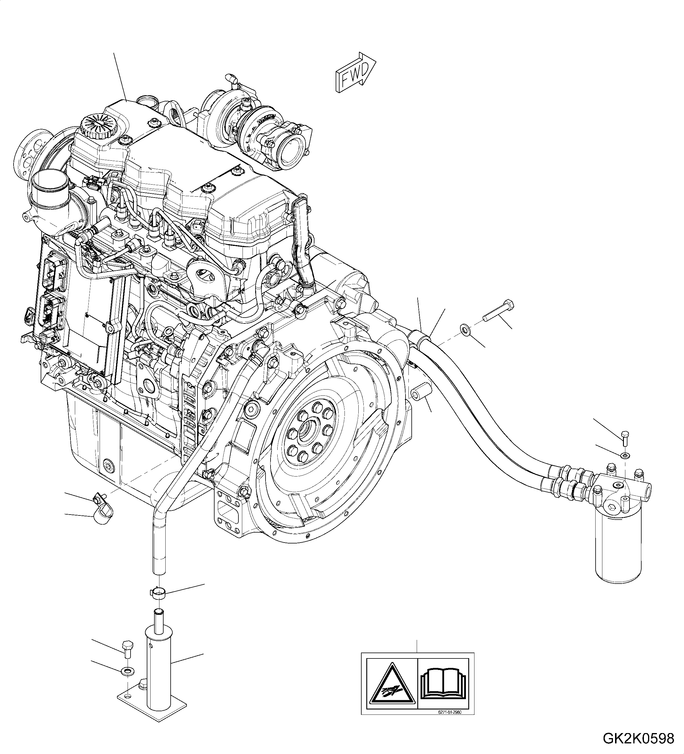 Engine Assembly, SAA4D107E-1A 20G-01-31550 KOMATSU