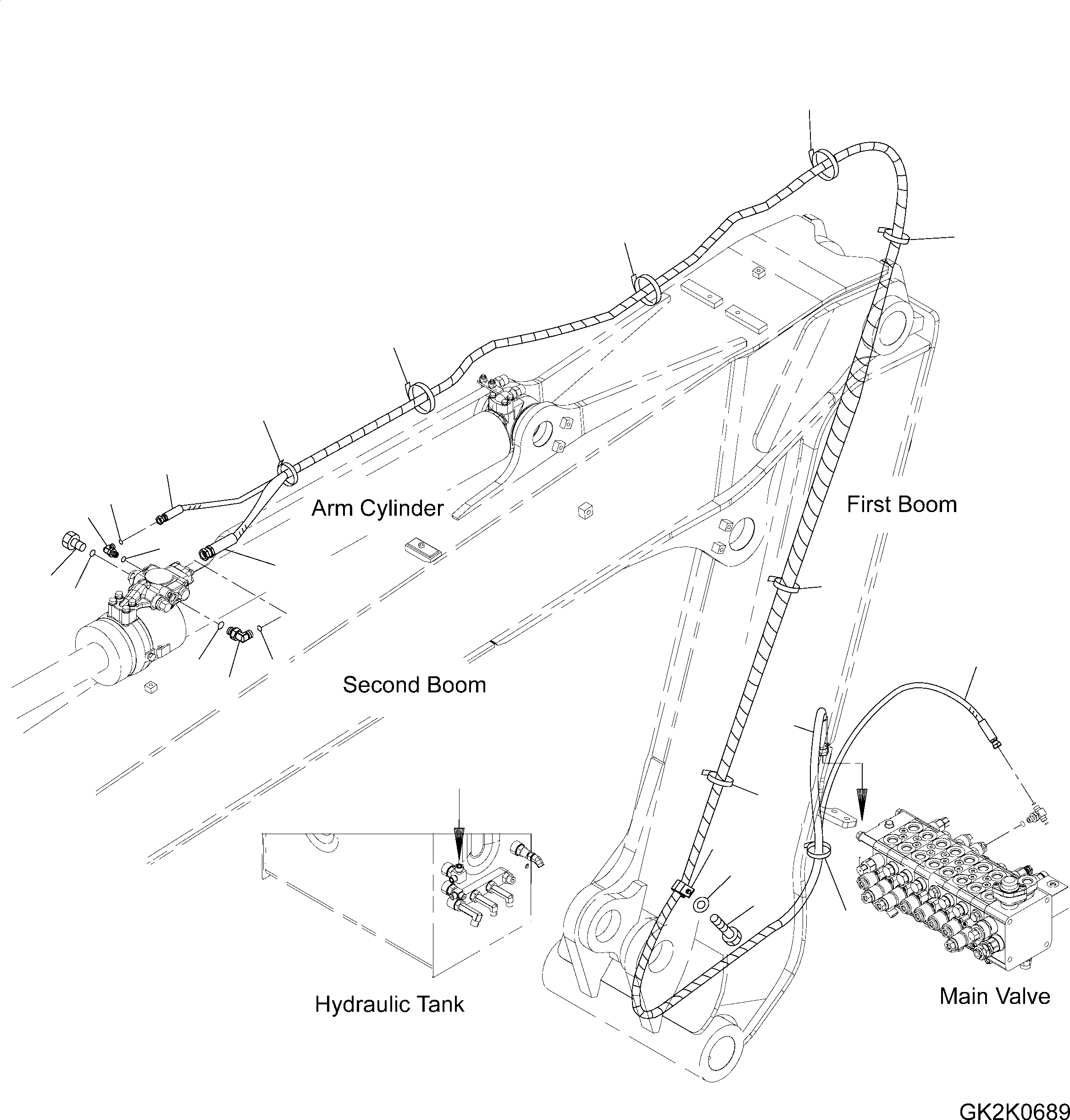 Шланг 02760-00465 KOMATSU