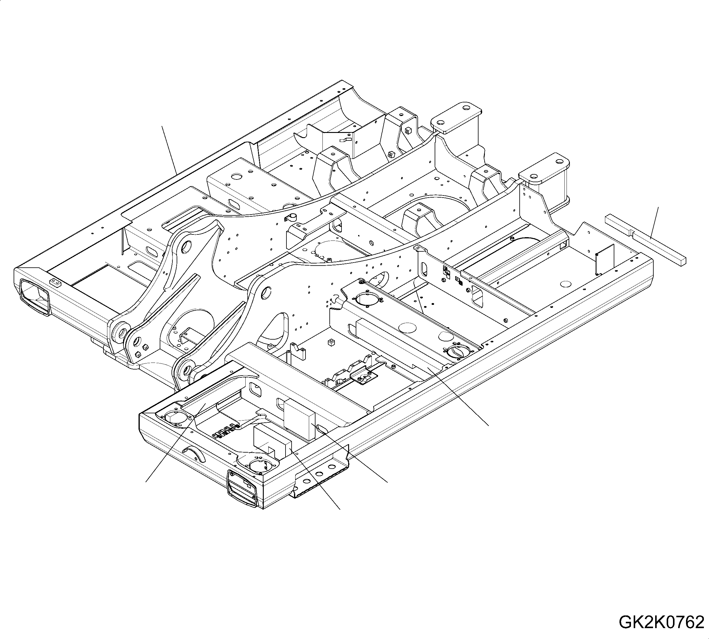 Frame, Revolving 20G-46-41103 KOMATSU