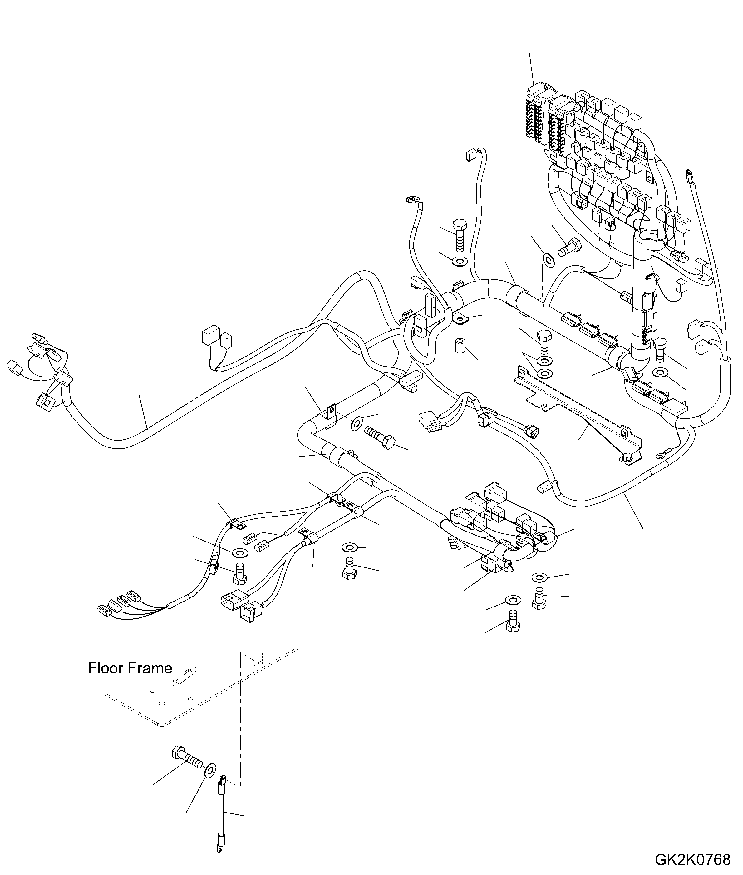 Жгут проводов 20G-06-41214 KOMATSU
