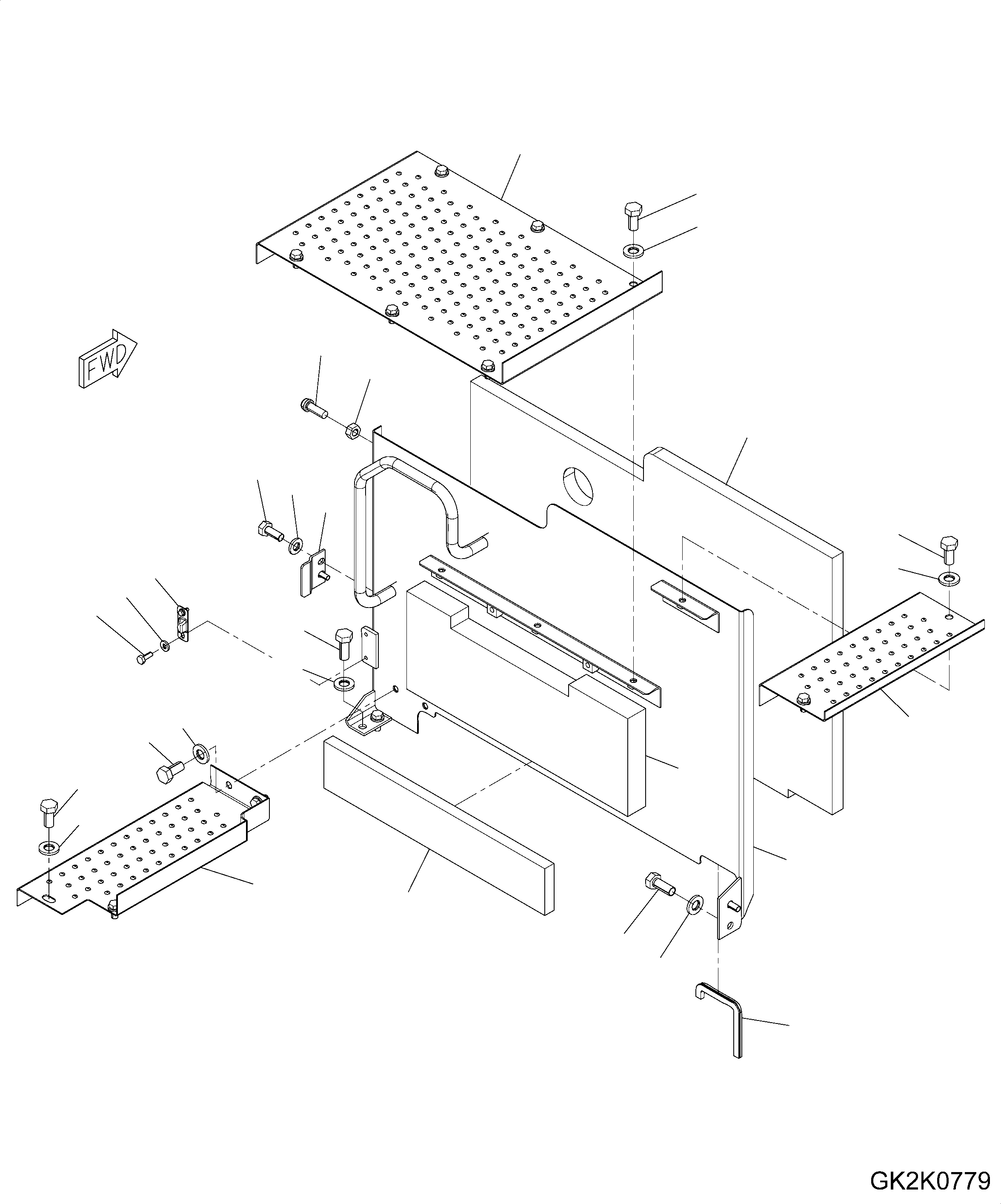 Walkway Side 20G-54-41262 KOMATSU