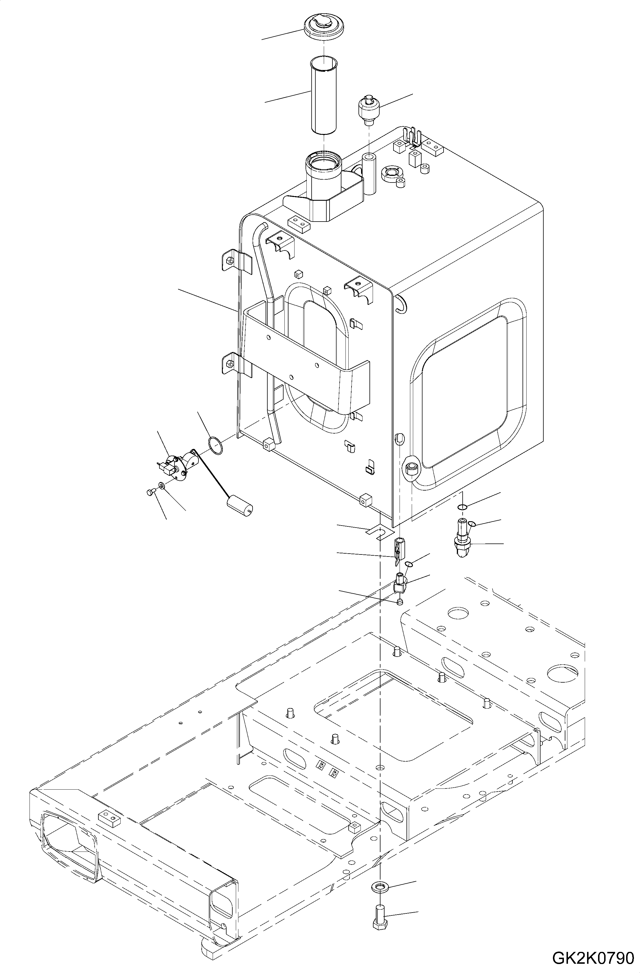 Fuel Tank Assembly 20G-04-41112 KOMATSU