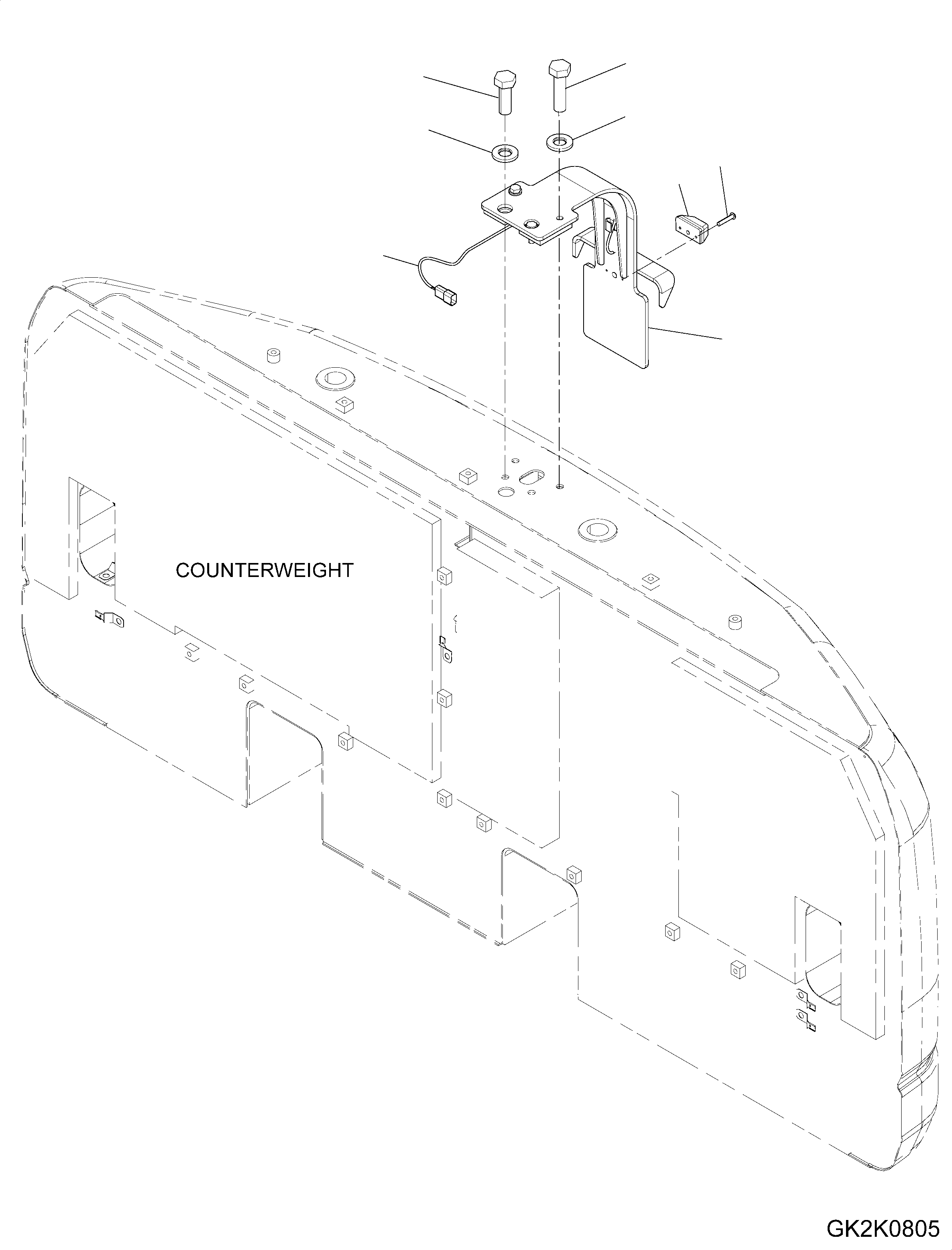Кронштейн 20G-46-41331 KOMATSU