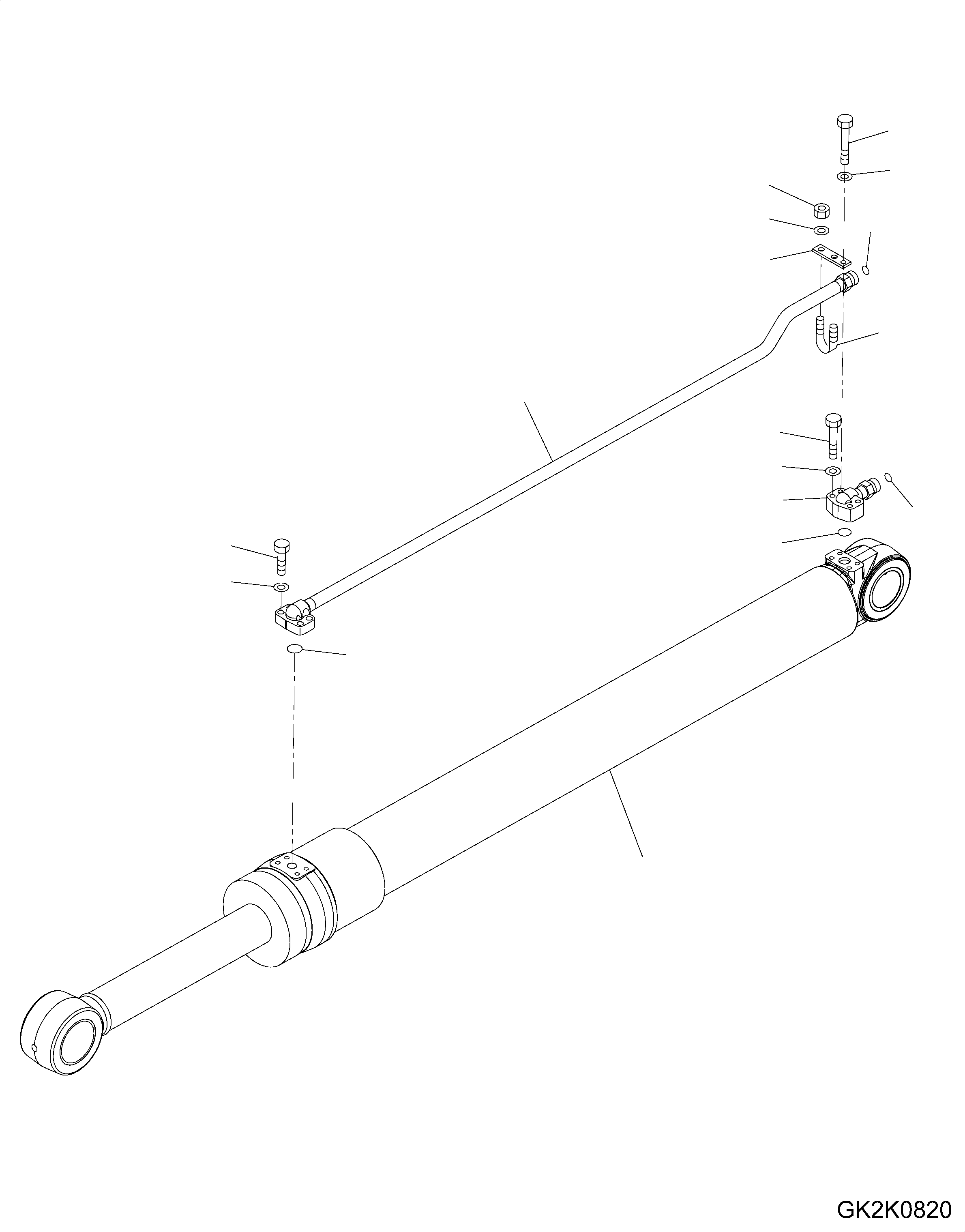 Cylinder Assembly, Arm (707-01-0F970) KOMATSU
