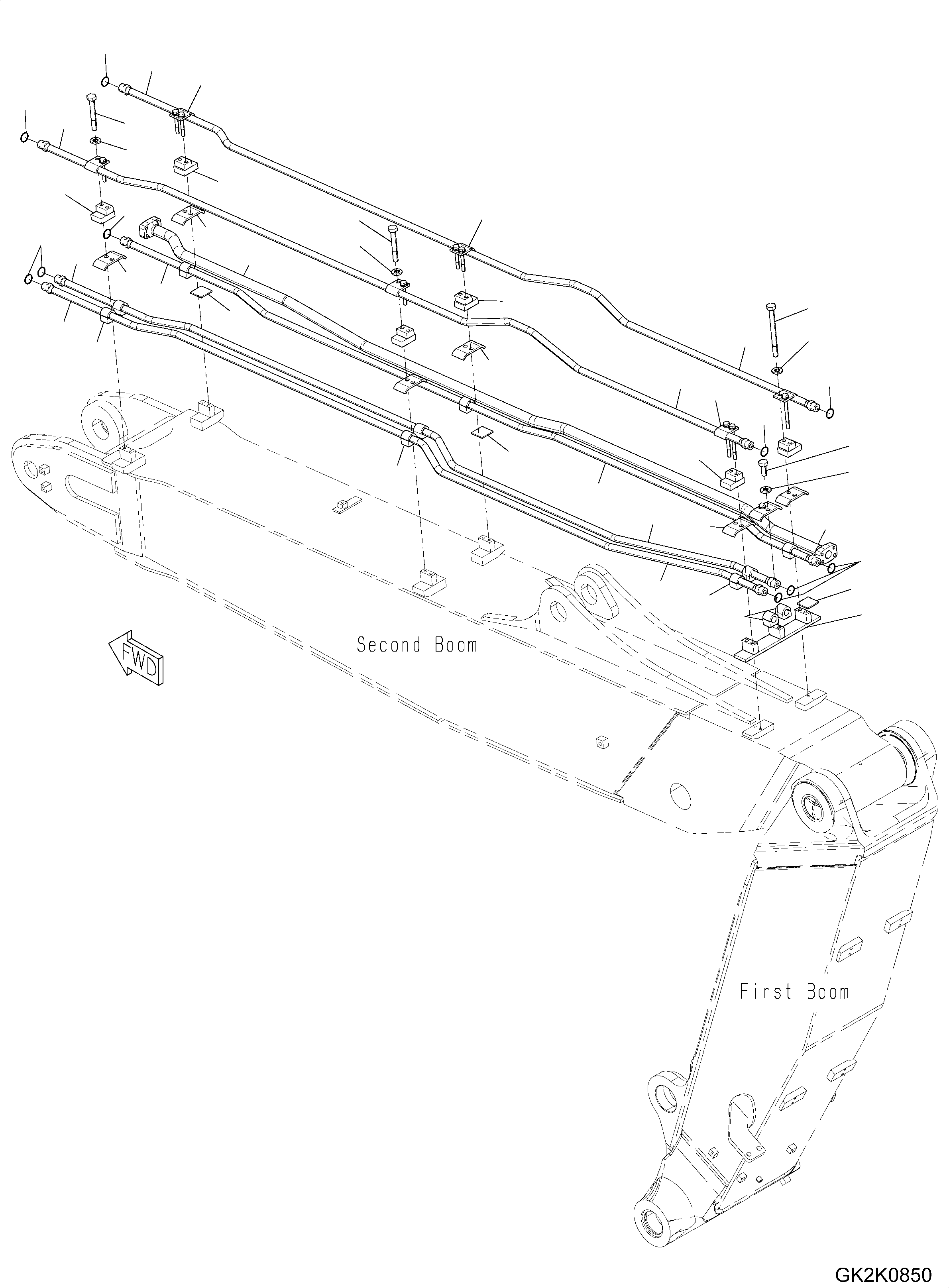 Трубка 20G-62-41680 KOMATSU