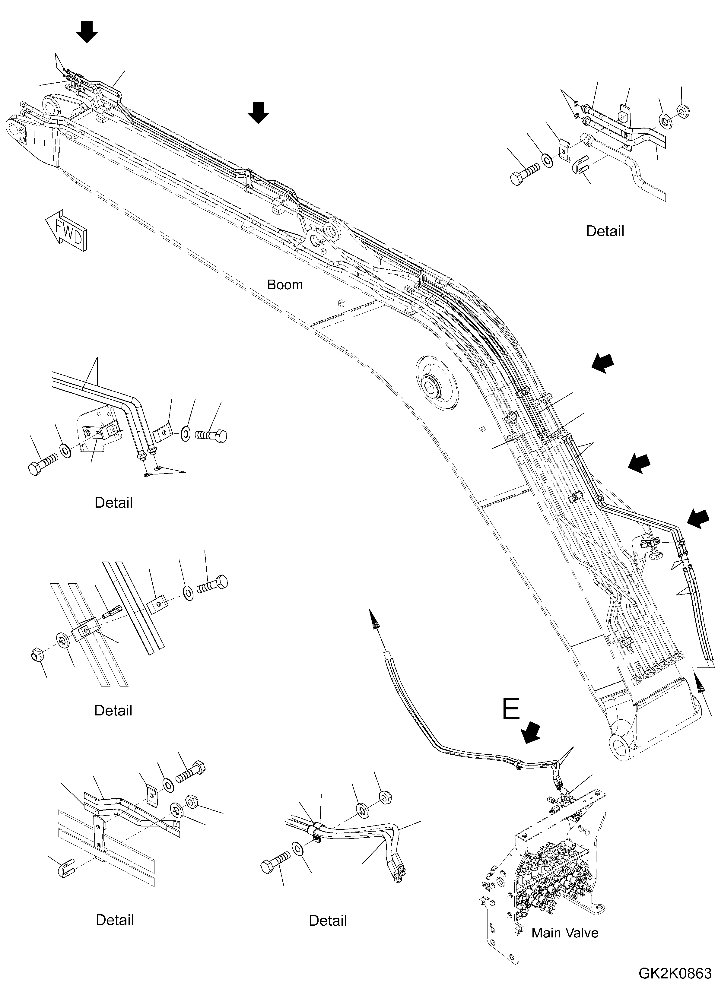 Шланг 02779-00219 KOMATSU