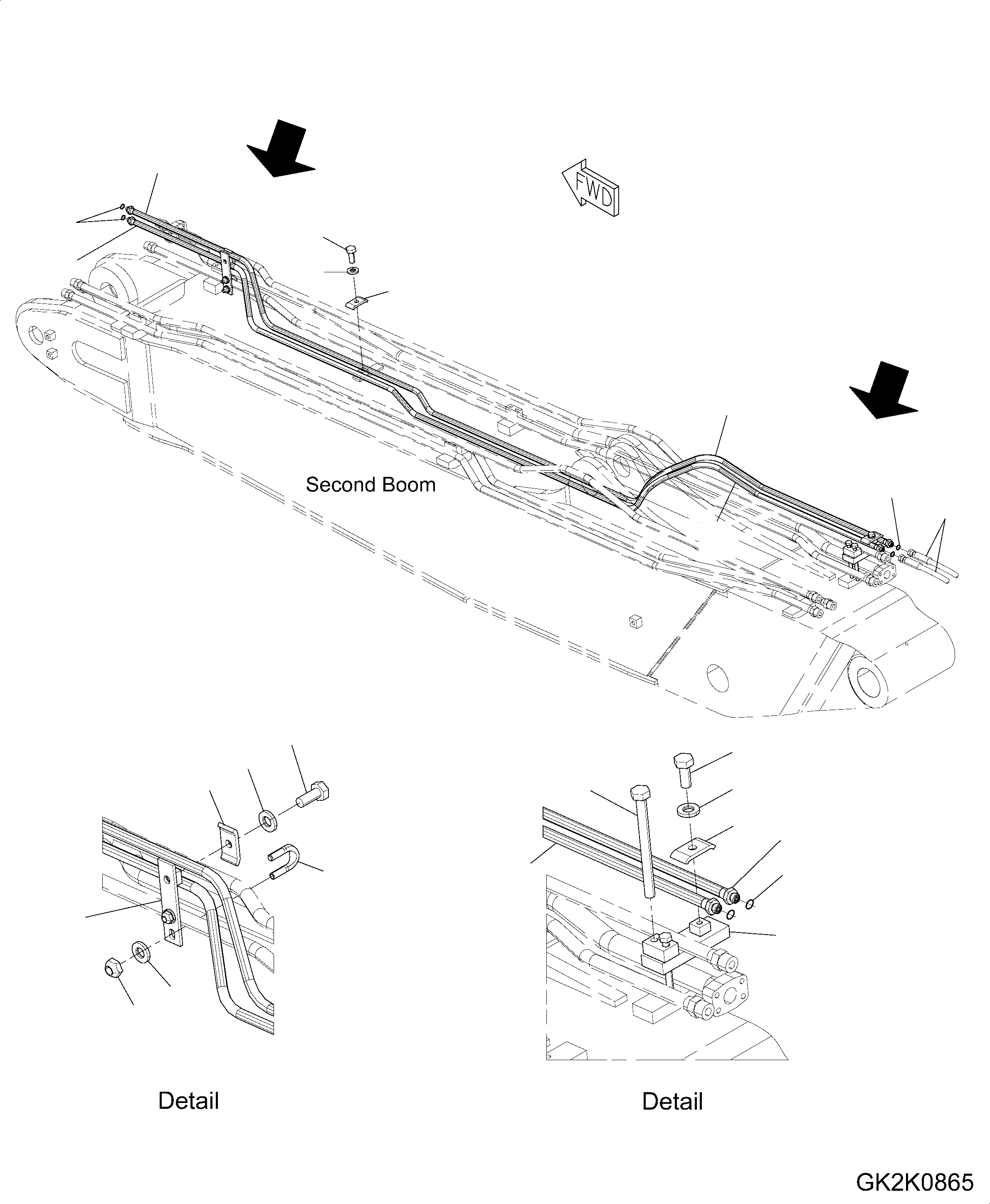Трубка 20G-62-41650 KOMATSU