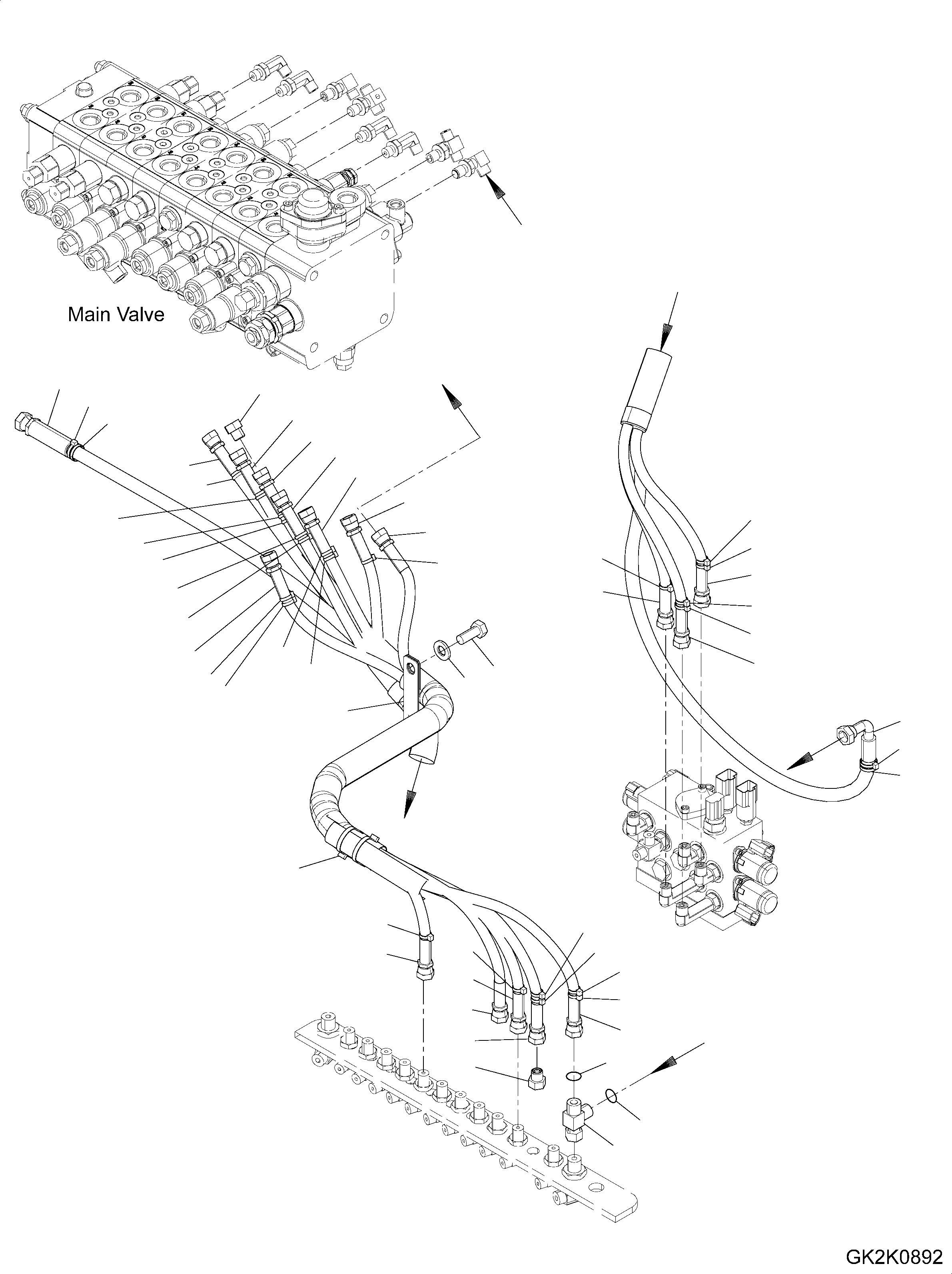 Шланг в сборе 20G-62-41250 KOMATSU