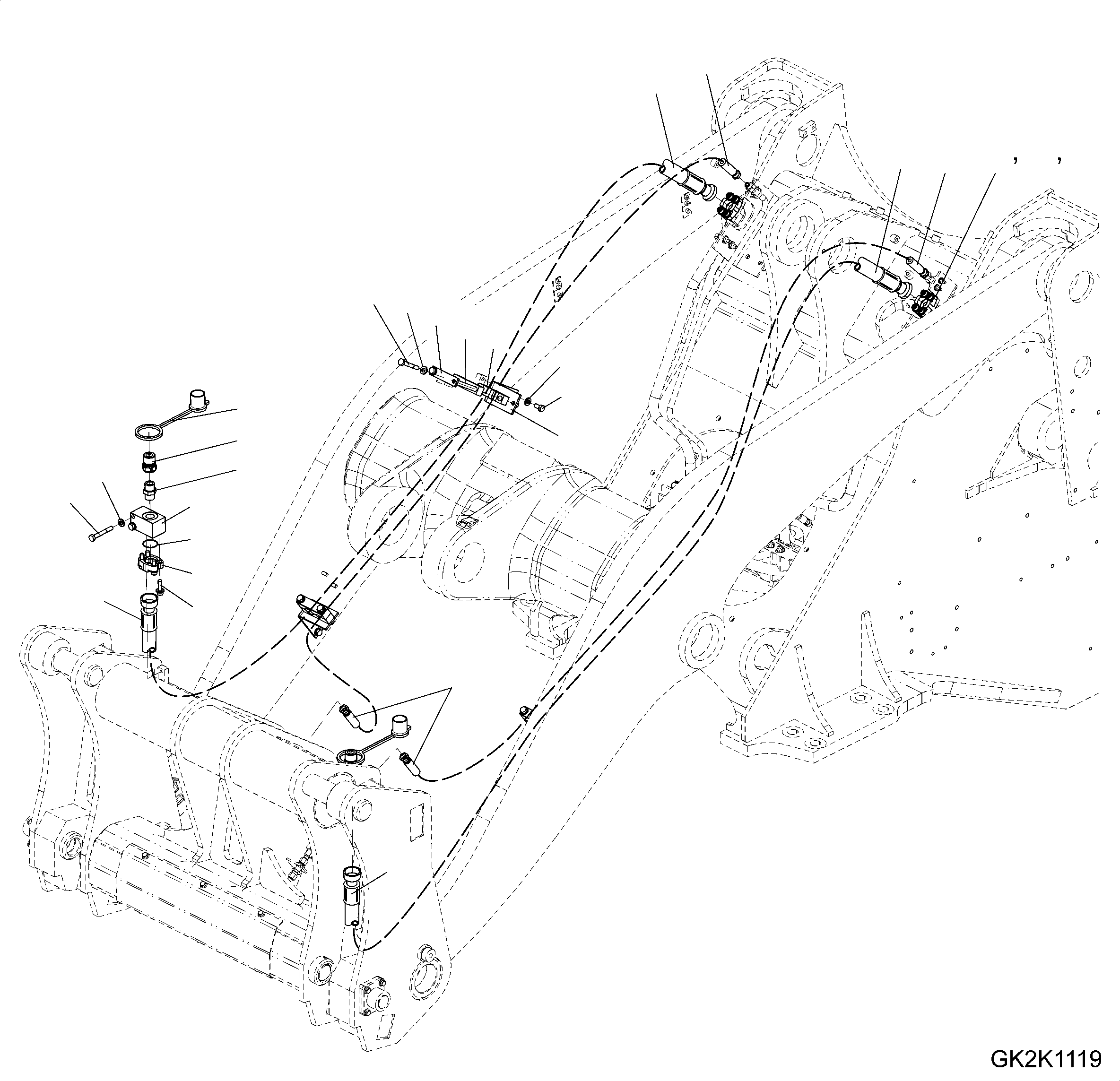 Шланг 423-T90-H370 KOMATSU