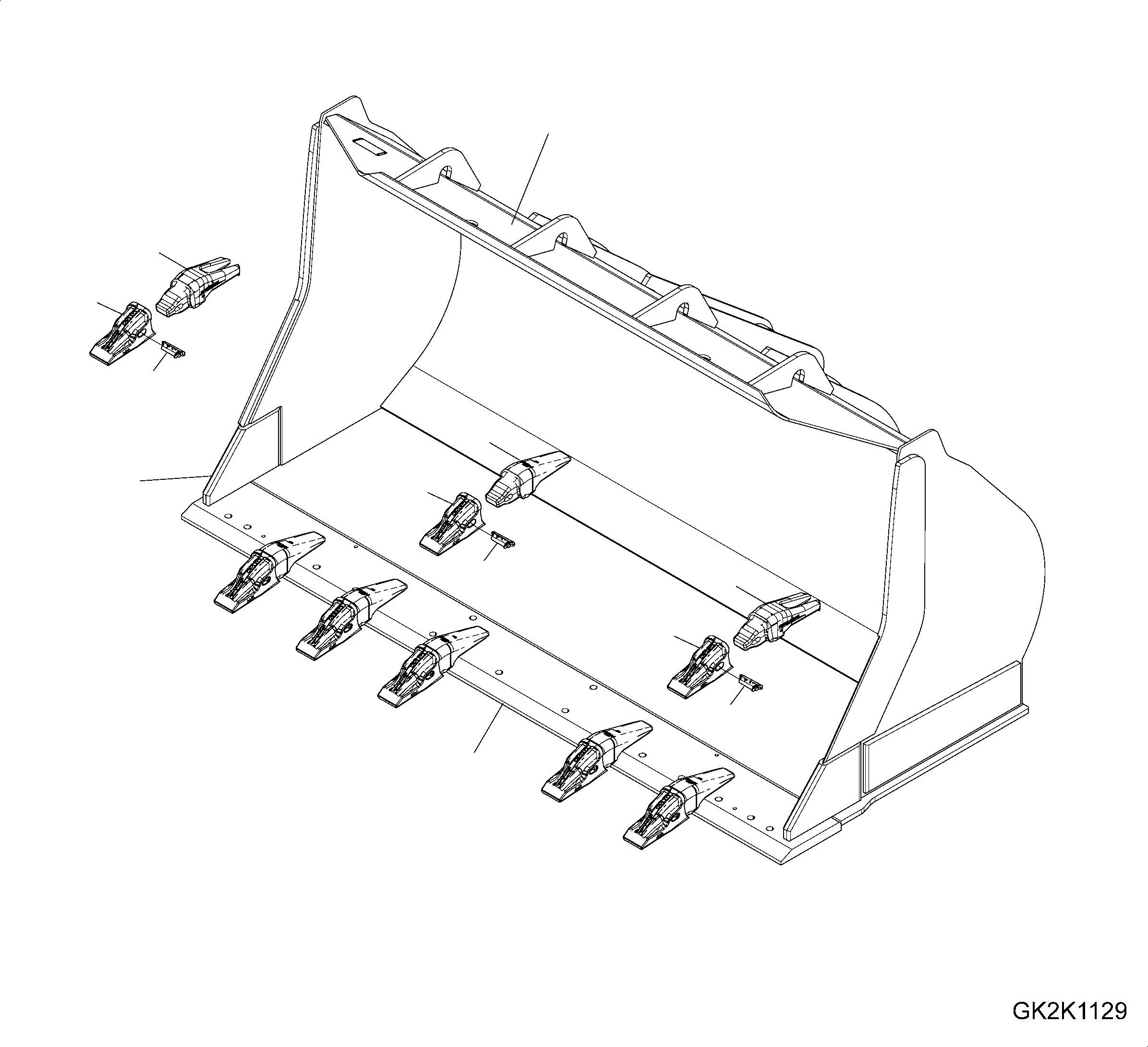 Blade, Welded 421-77-H2530 KOMATSU