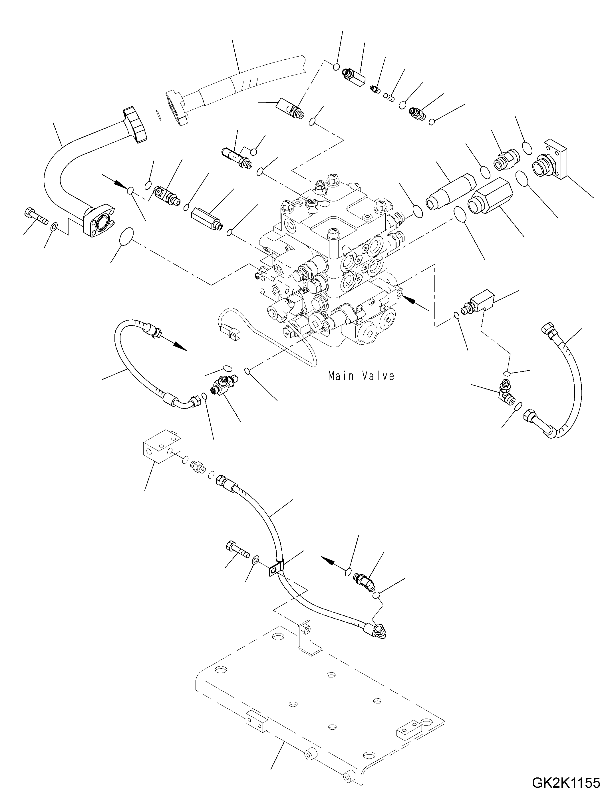 Угольник 423-62-52280 KOMATSU