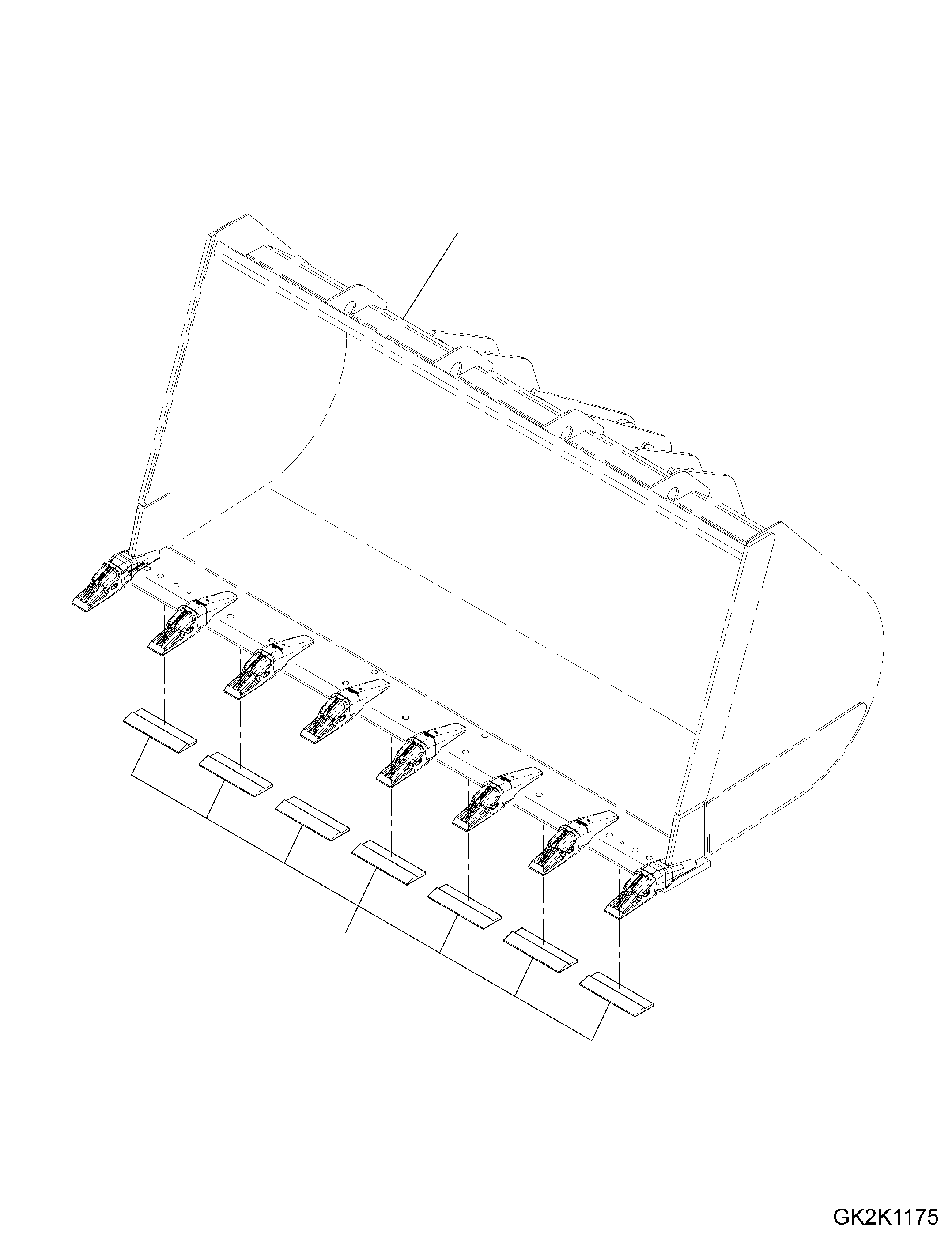 Edge, Welded 419-74-H2D60 KOMATSU